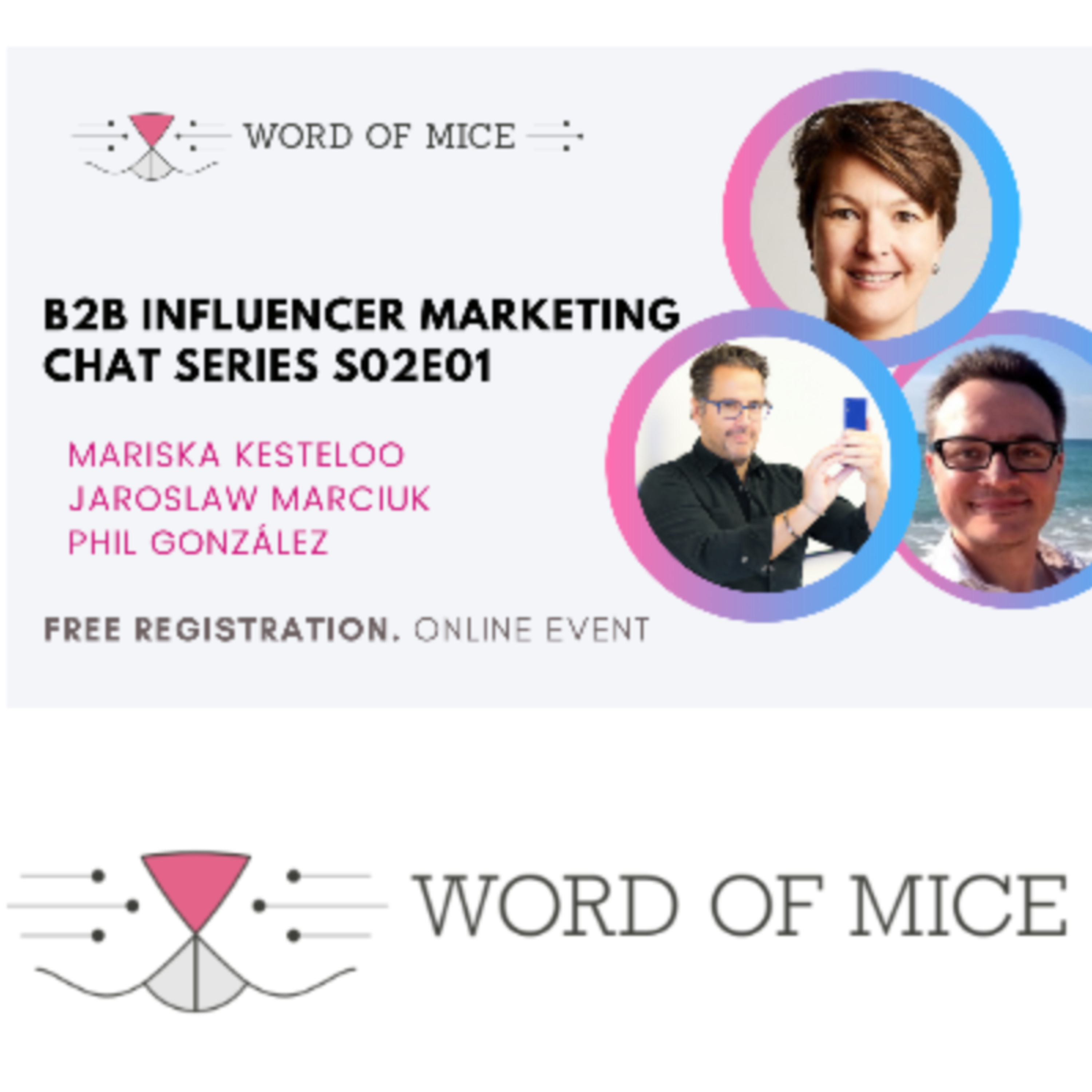 B2B influencer marketing chat series