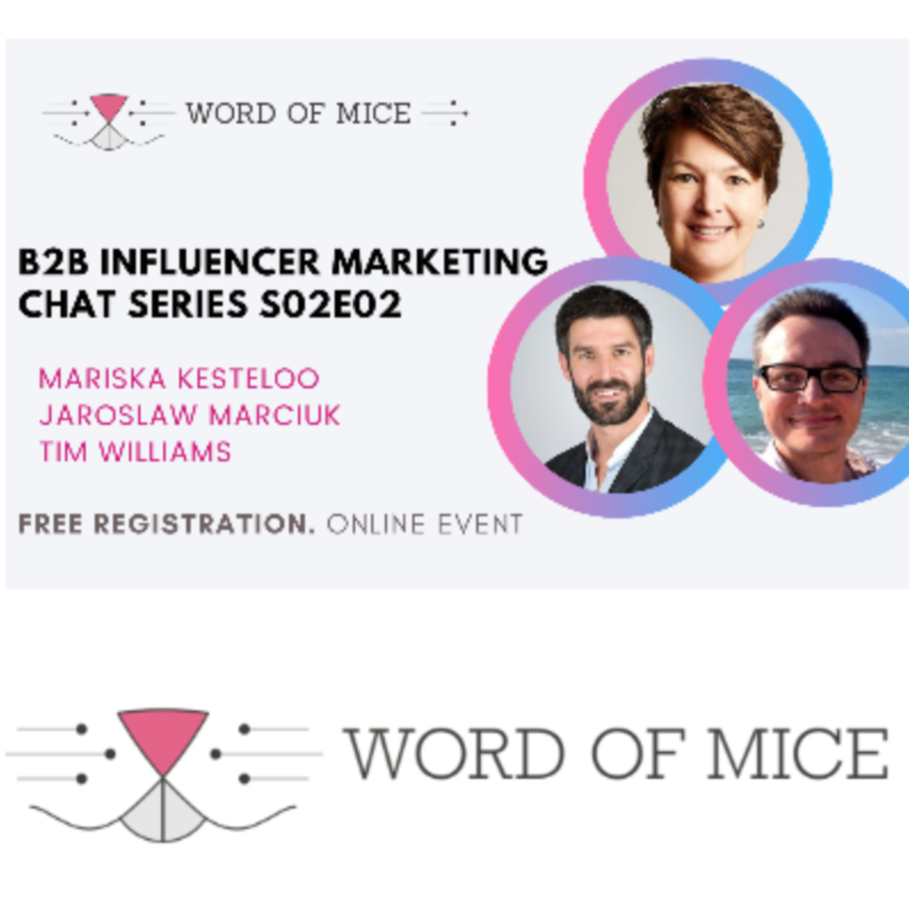 B2B influencer marketing chat series