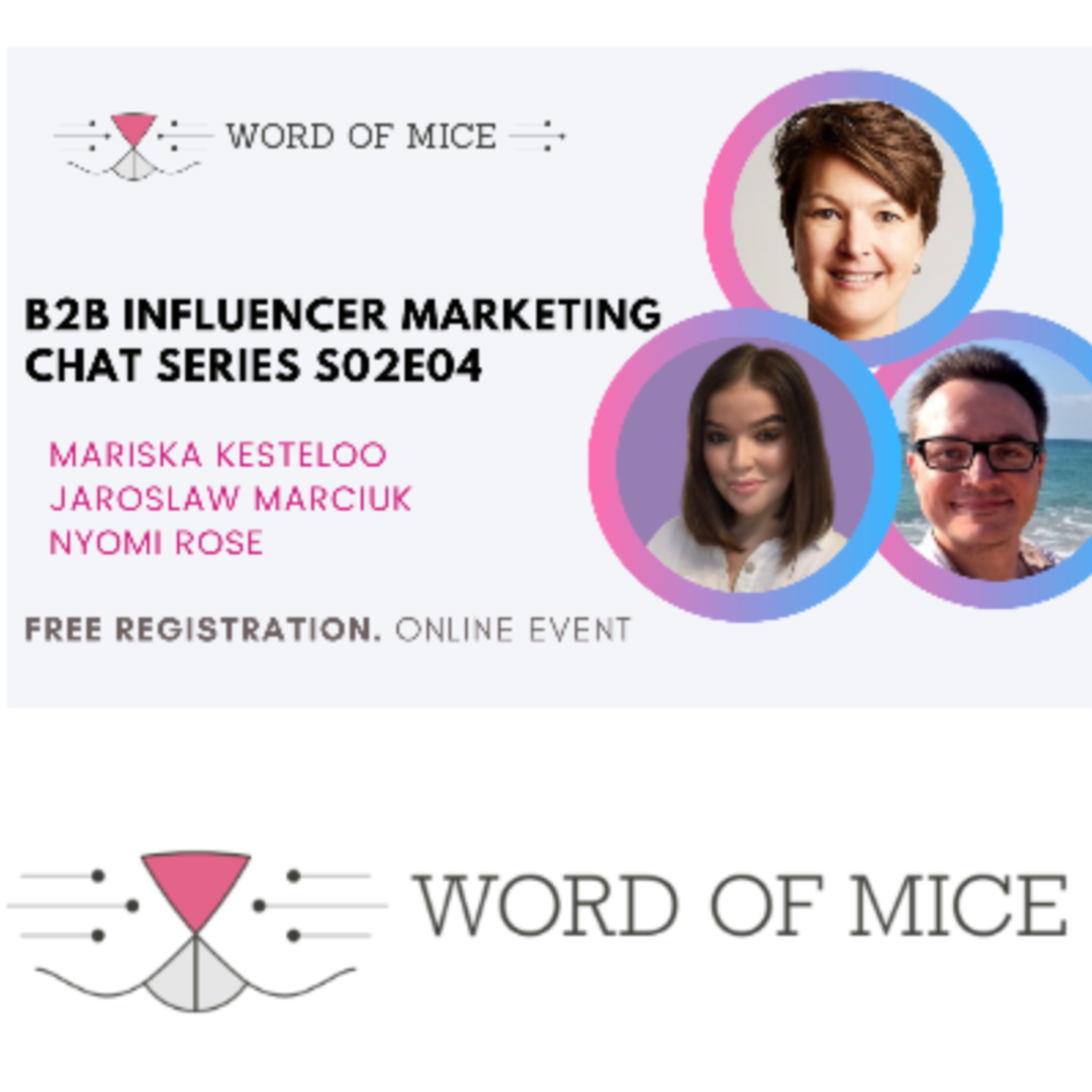B2B influencer marketing chat series