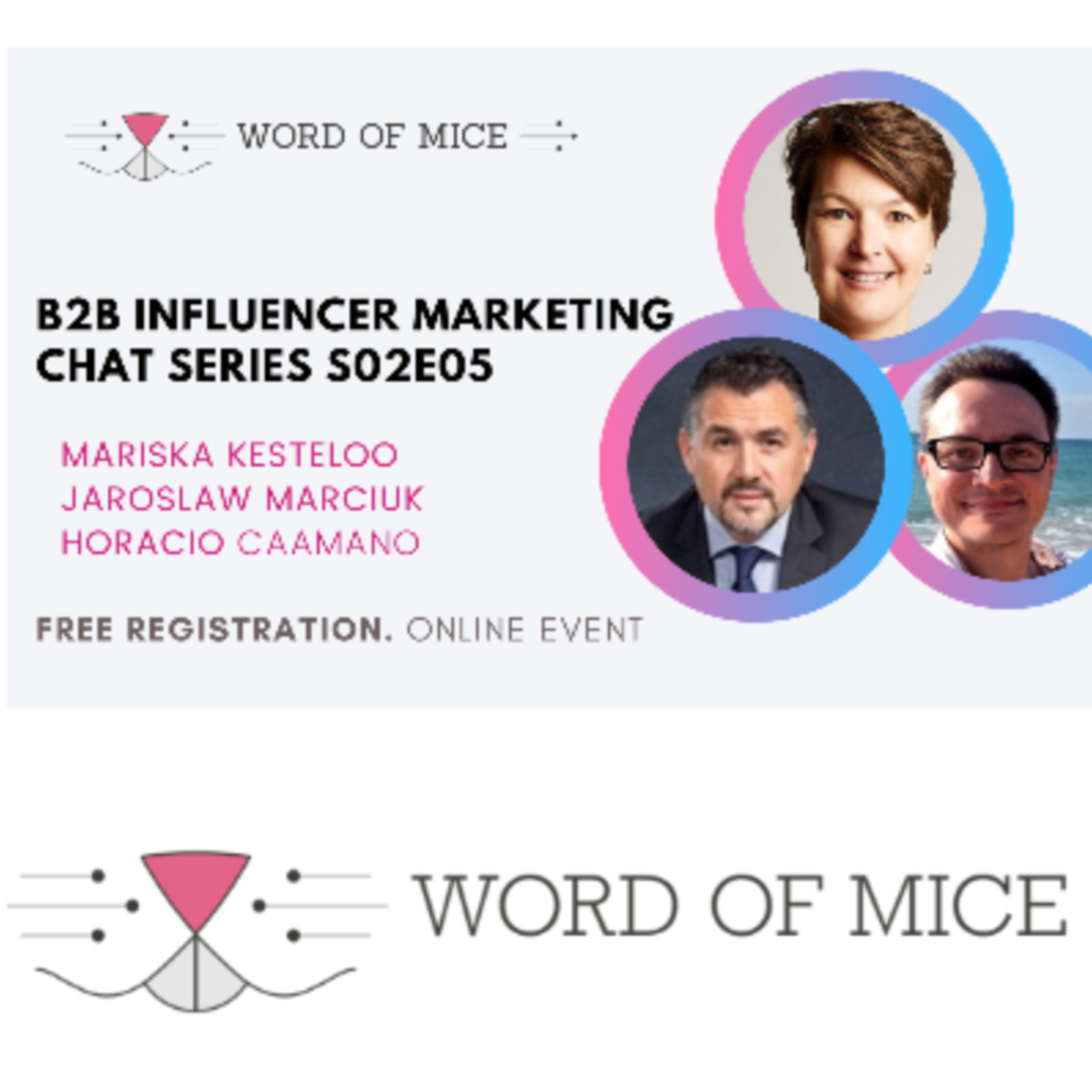 B2B influencer marketing chat series