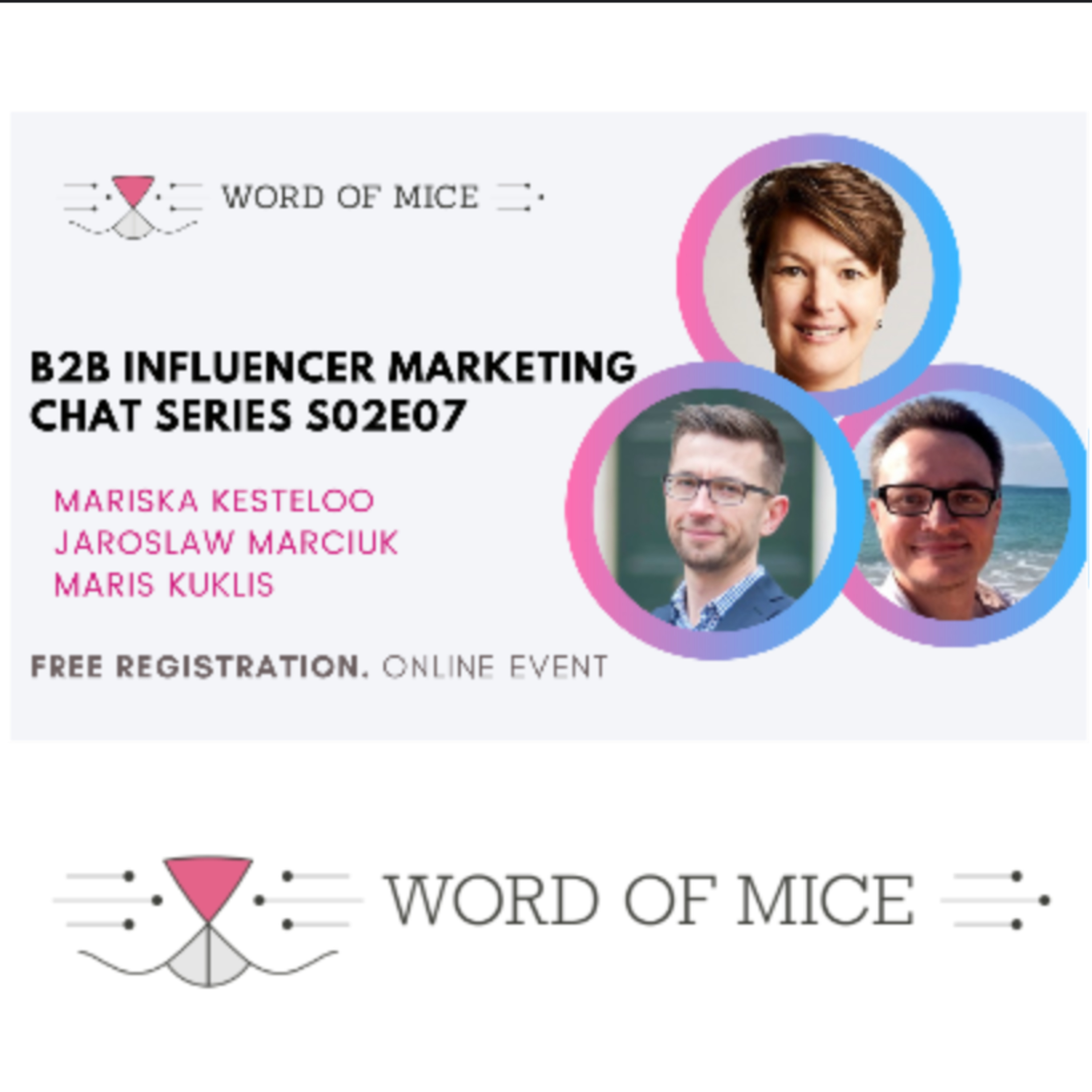 B2B influencer marketing chat series