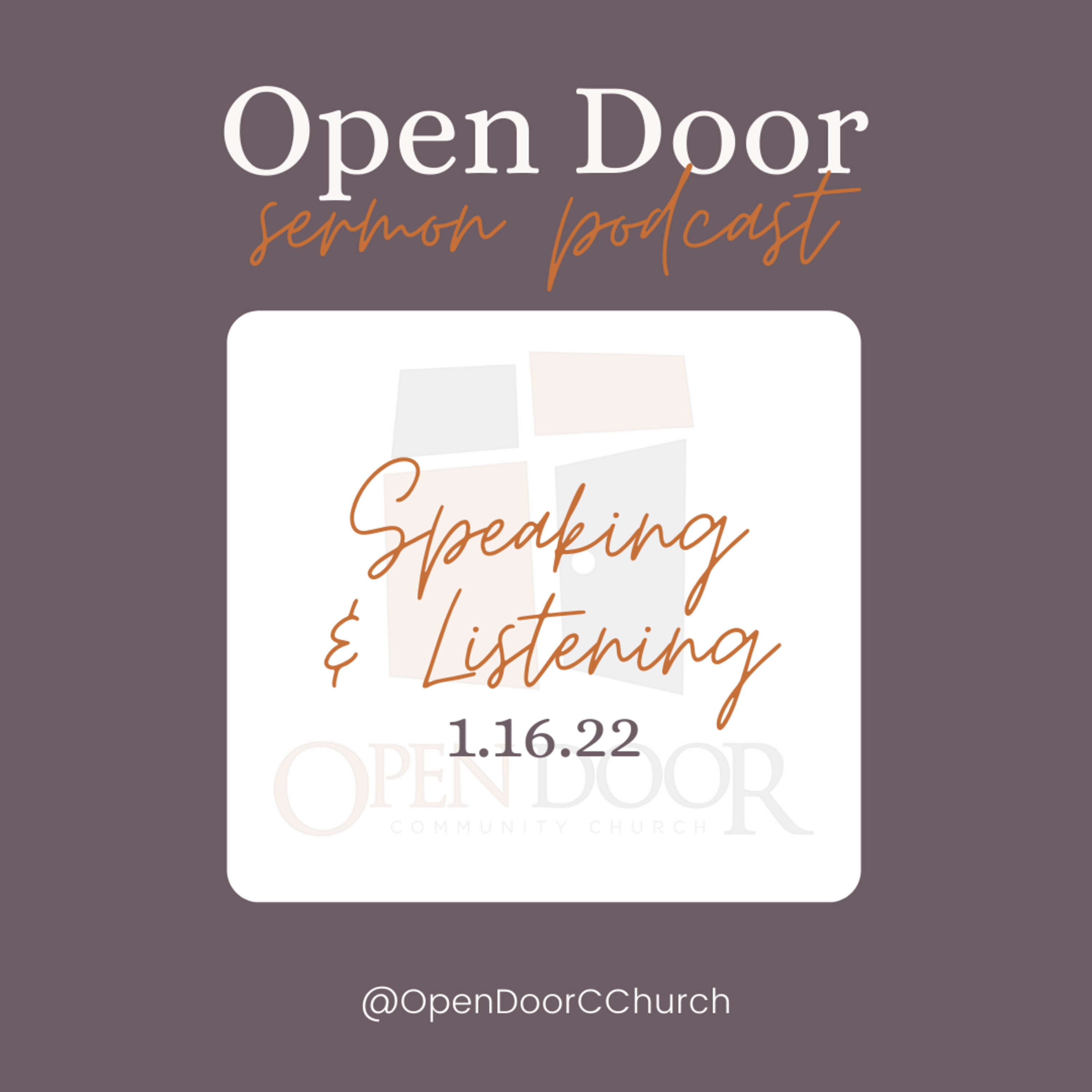 Speaking & Listening (1.16.22) episode artwork