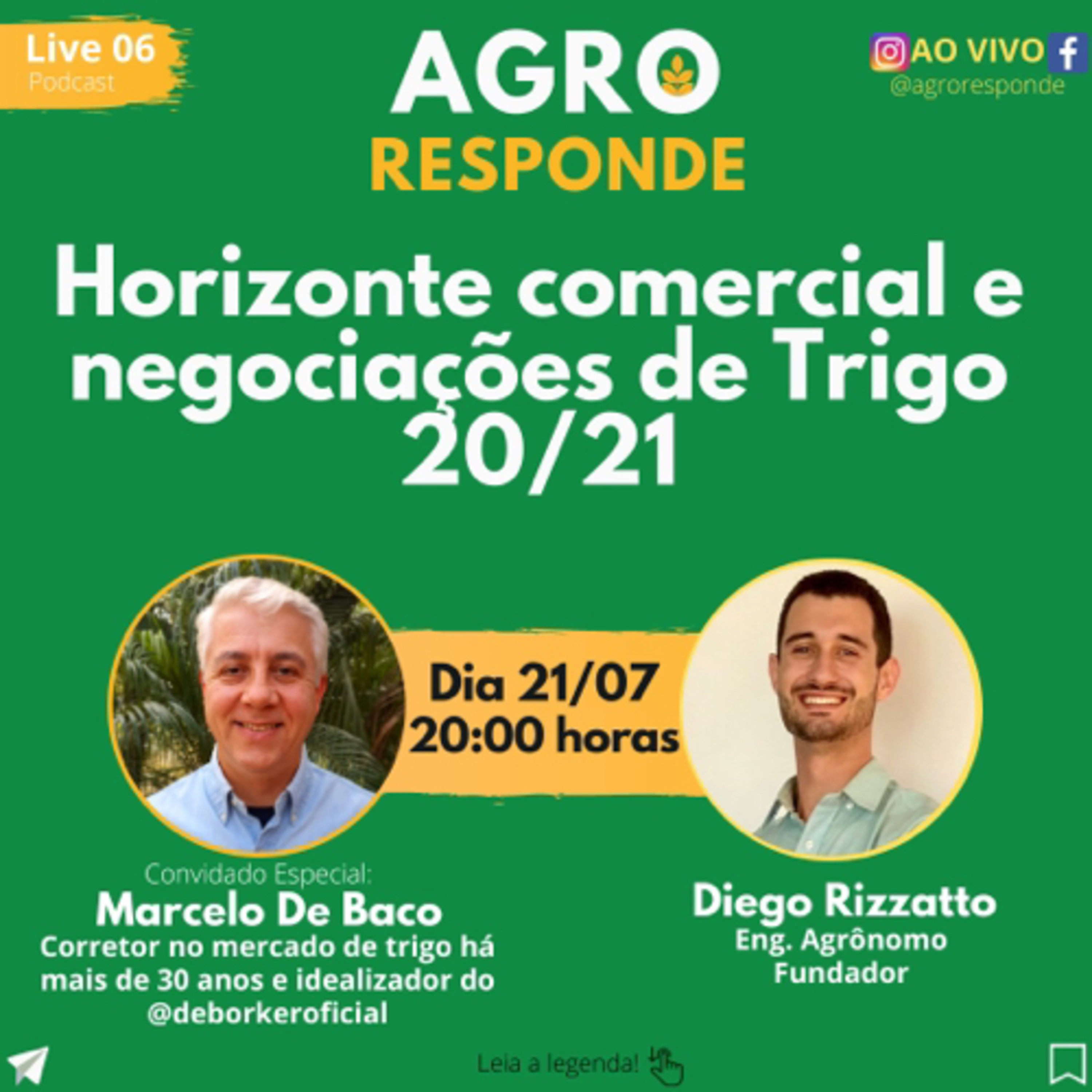 Ep 13 - Part 2 - Horizonte comercial do Trigo 20/21 com Marcelo De Baco