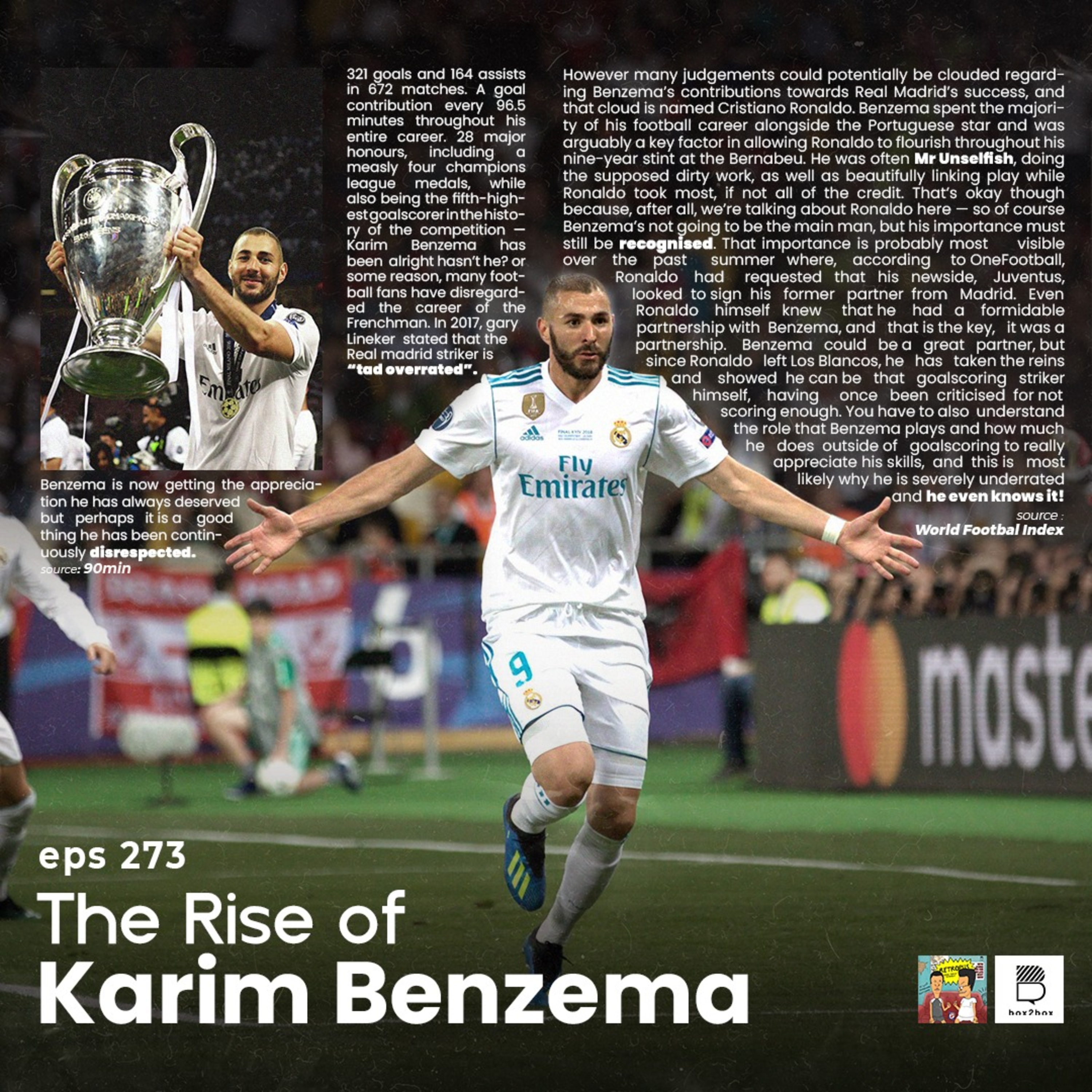 Eps 273: The Rise of Karim Benzema episode artwork