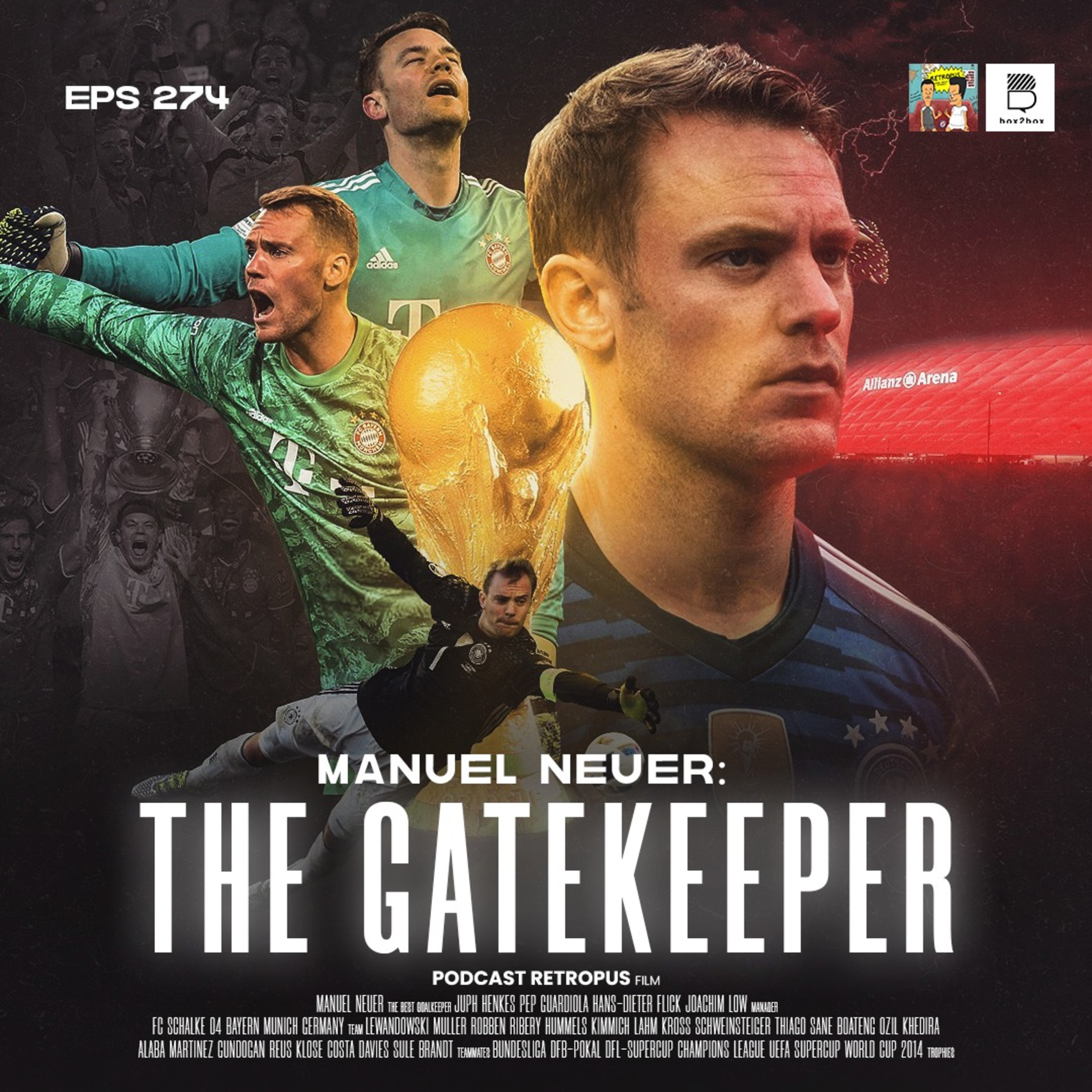 Eps 274: Manuel Neuer - The Gatekeeper episode artwork