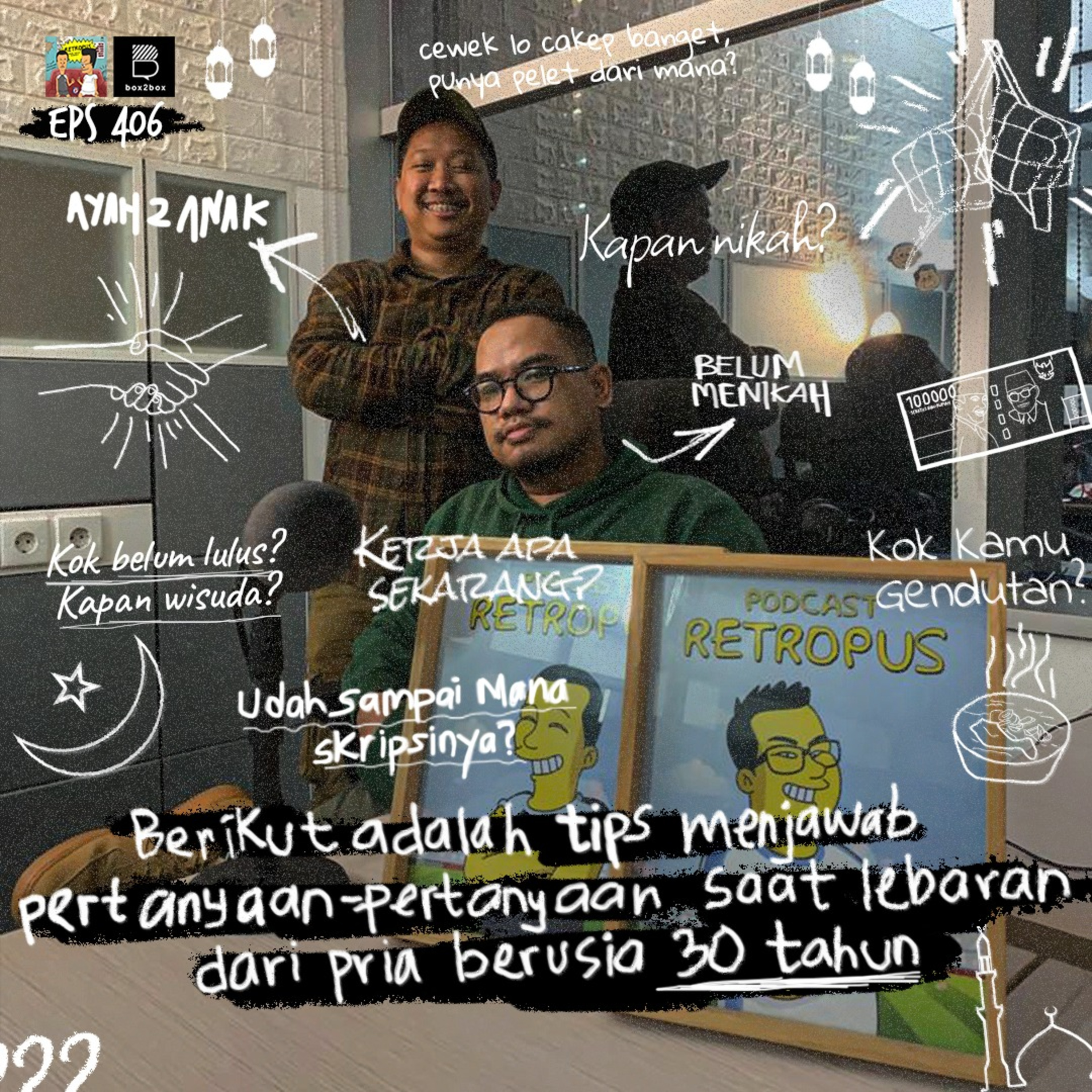 Eps 406: Kunci Jawaban Pertanyaan Om dan Tante Saat Lebaran episode artwork