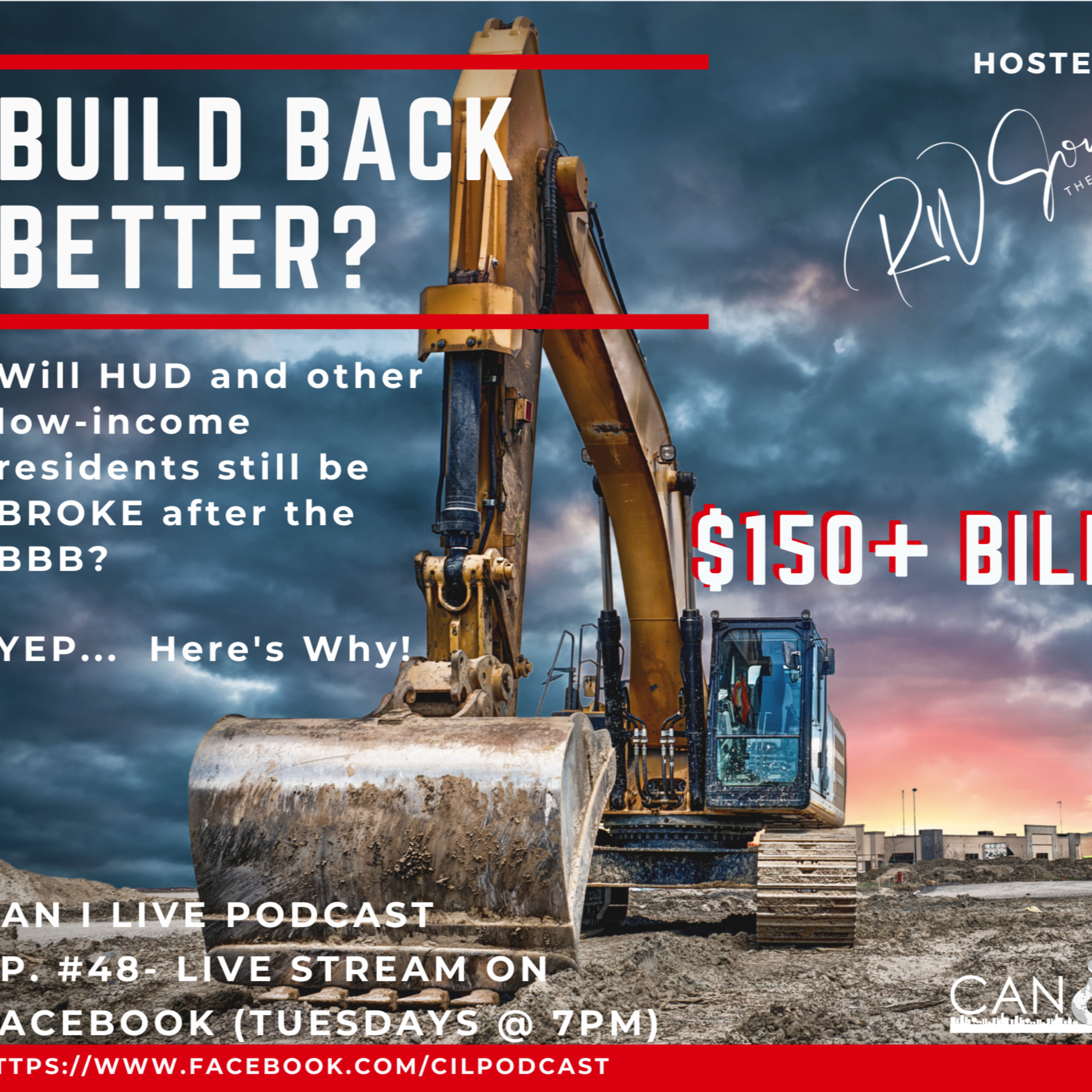 EP. # 48 "BUILD BACK BETTER?” episode artwork