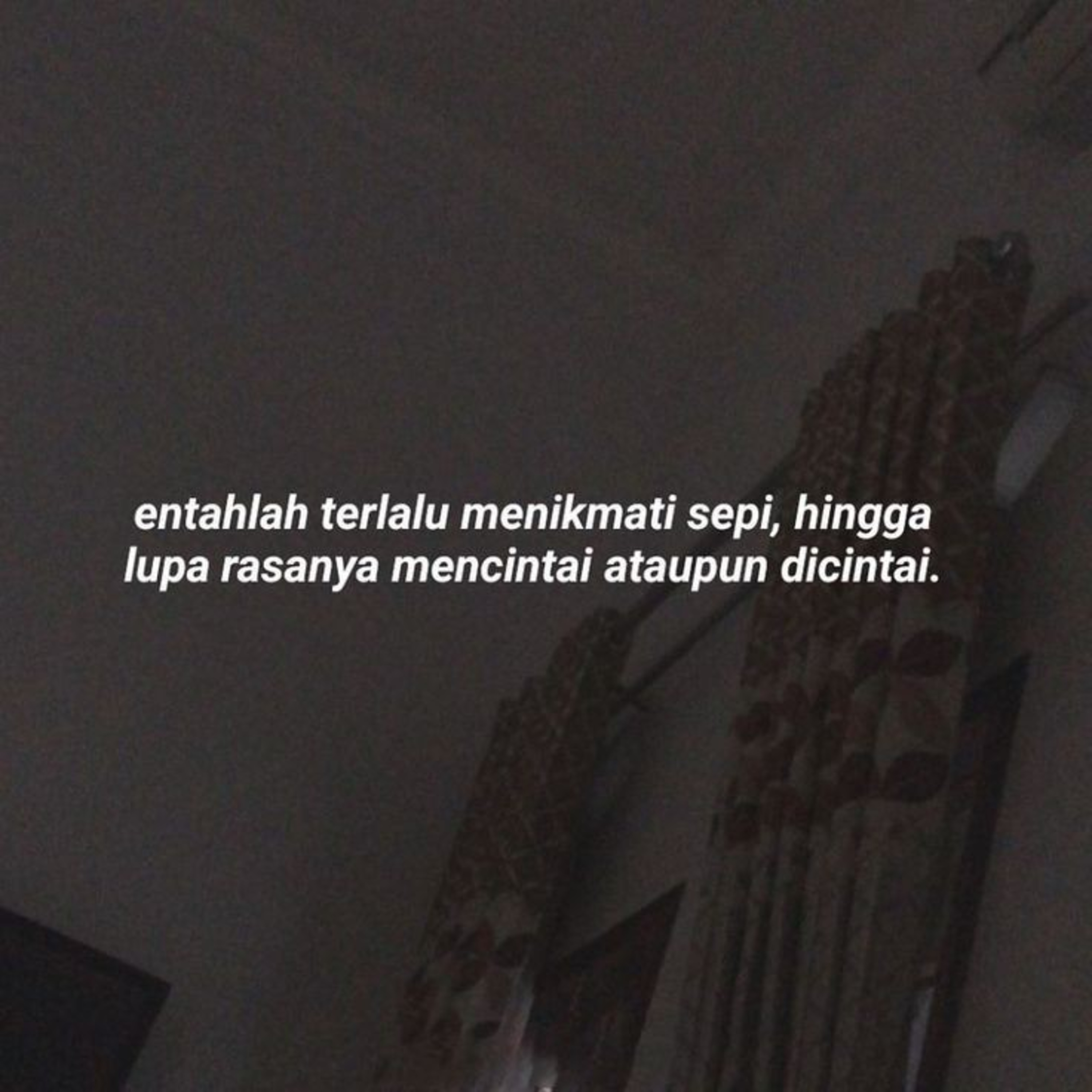 Mati rasa :)
