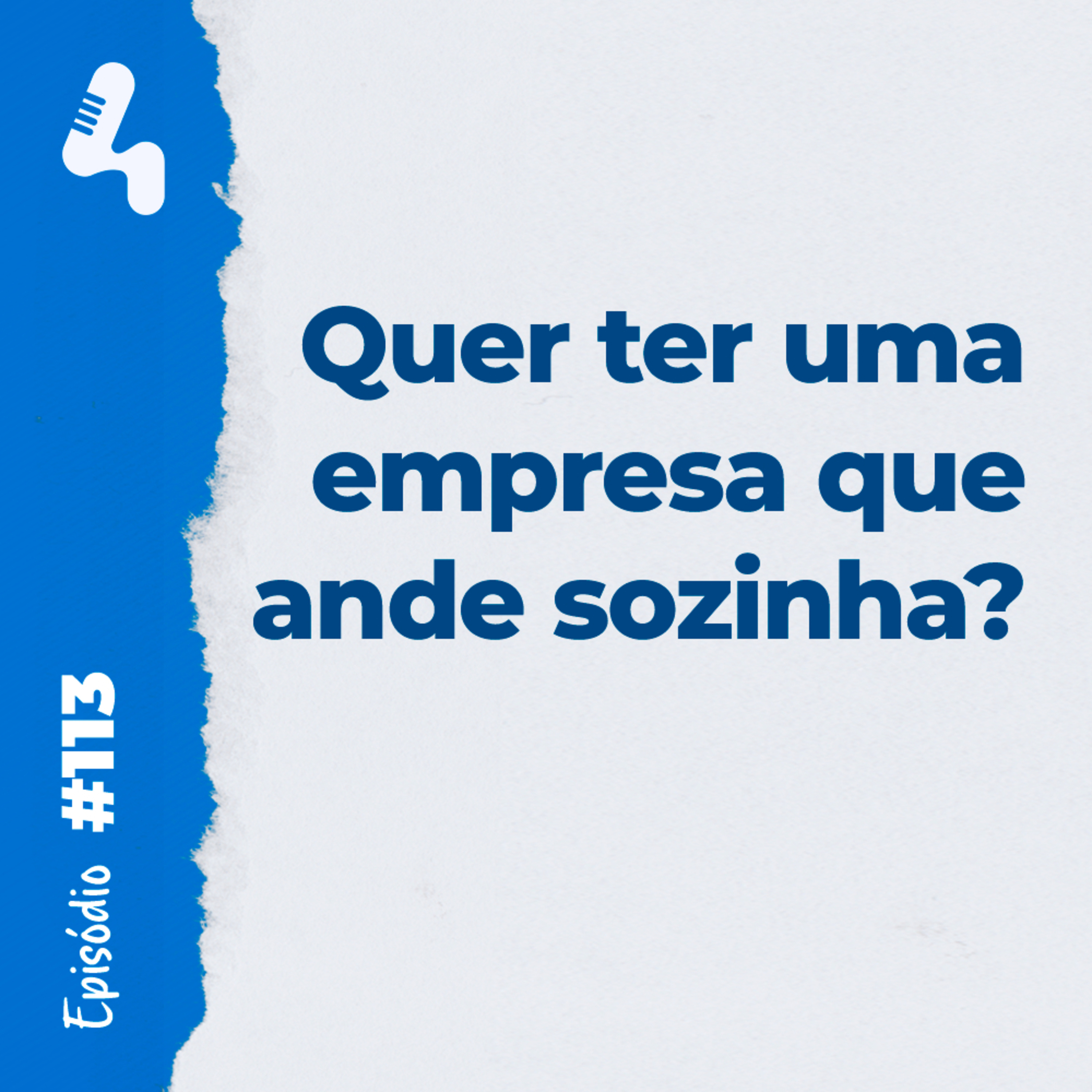 Ep. 113 - Para ter uma empresa que ande sozinha, faça isso! episode artwork