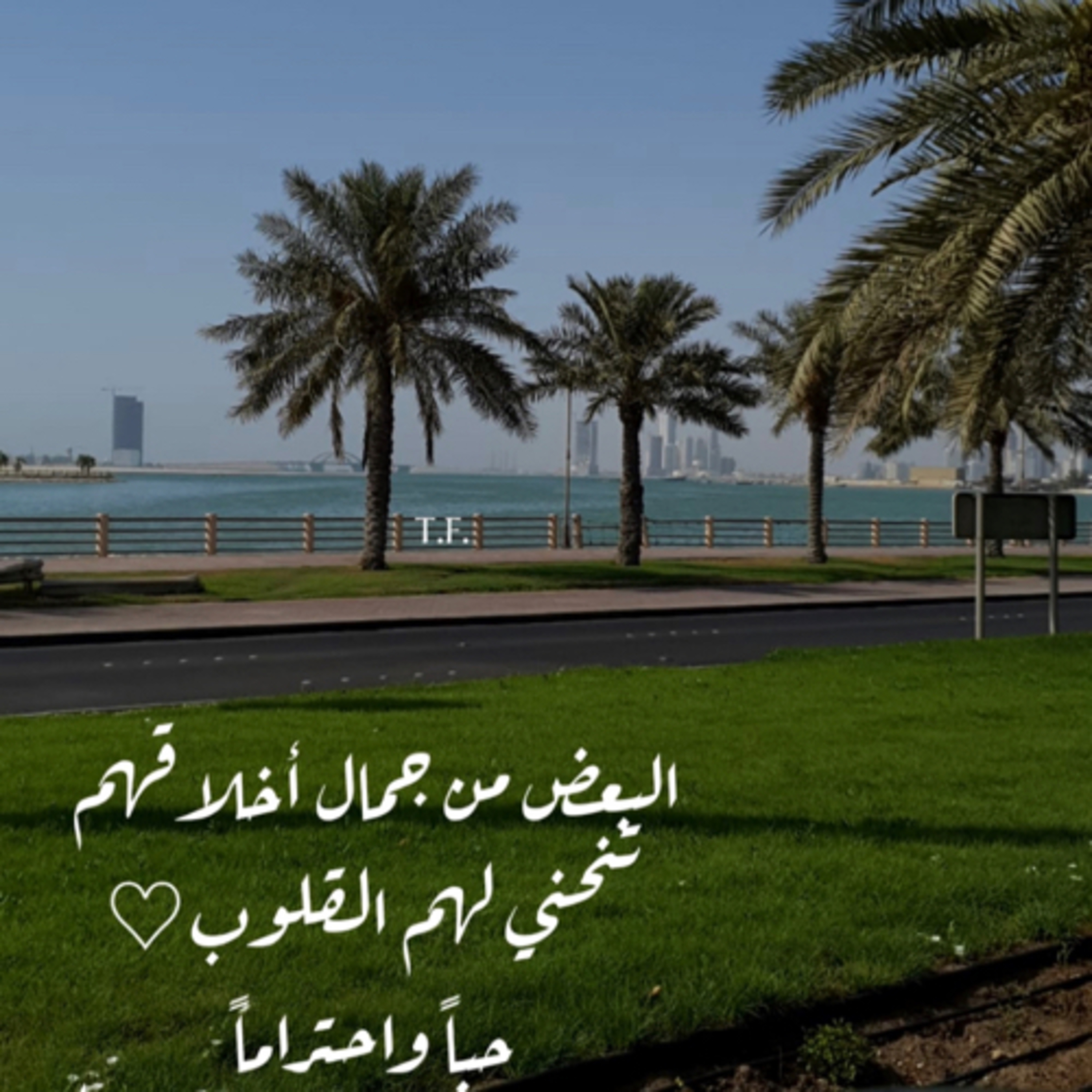 البعض من جمال قلوبهم