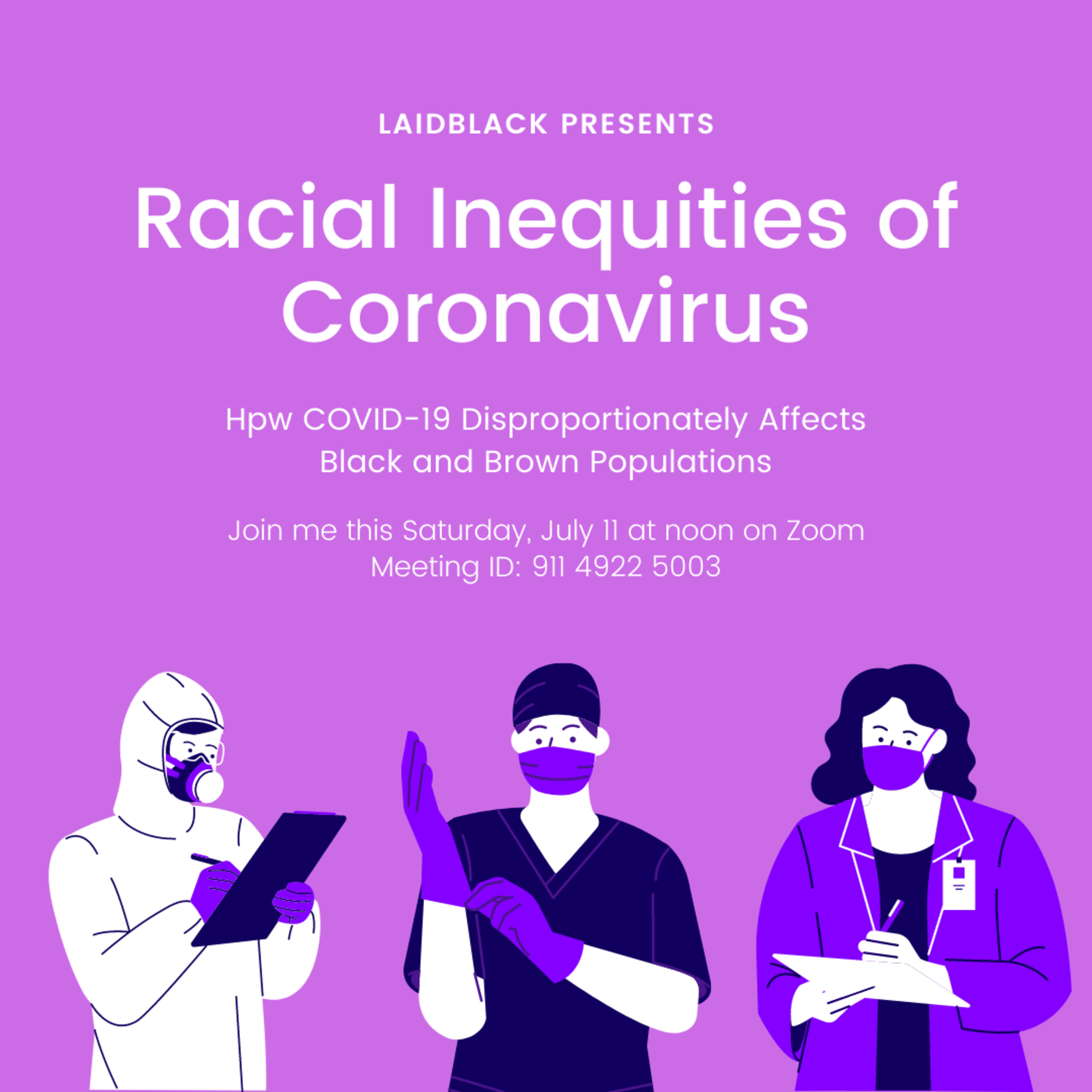 Racial Inequities of Coronavirus: How COVID-19 Disproportionately Affects Black and Brown Populations episode artwork