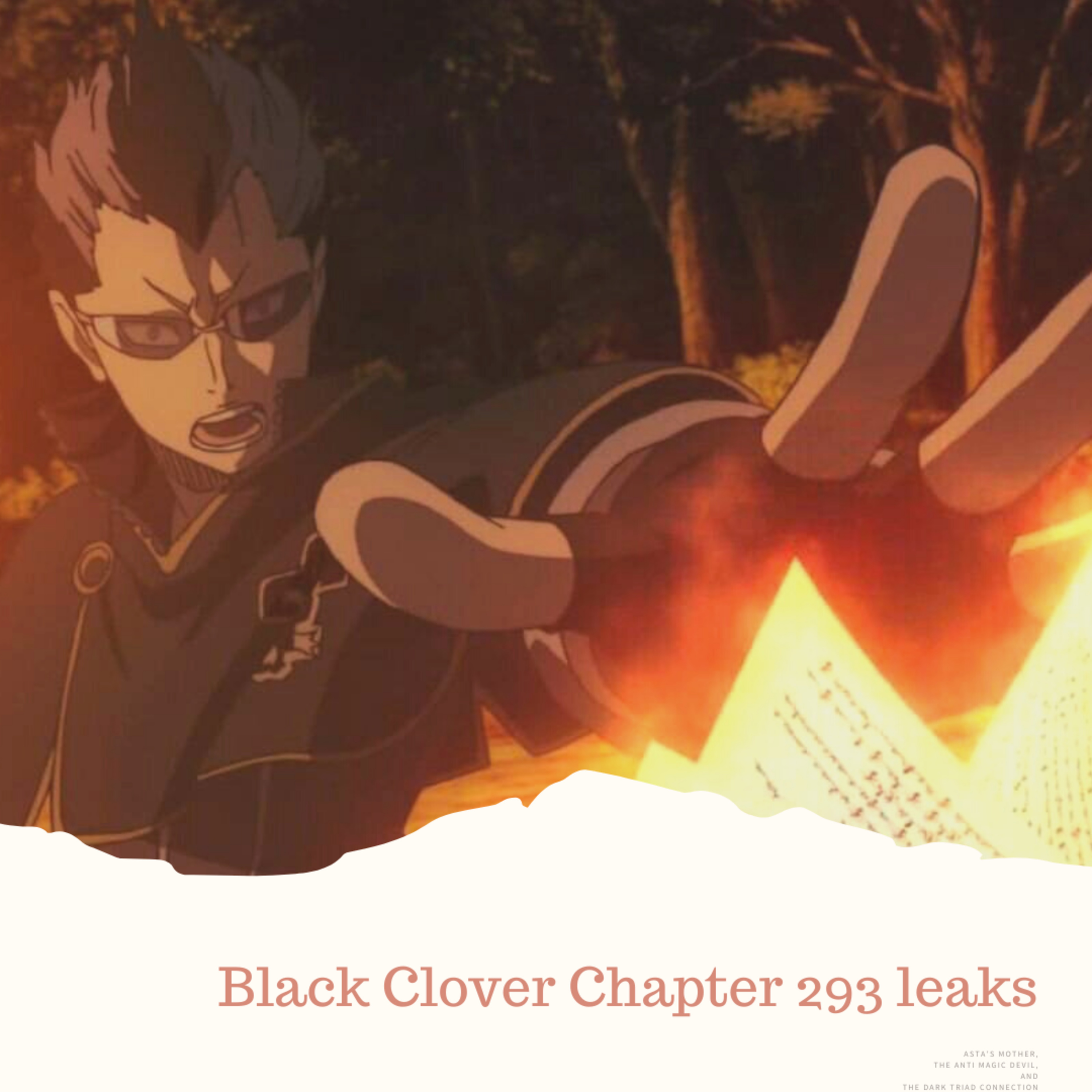 BLACK CLOVER CHAPTER 293 SPOILER LEAKS MAGNA BEATS DANTE? LUCK AND ASTA ARRIVE!? episode artwork