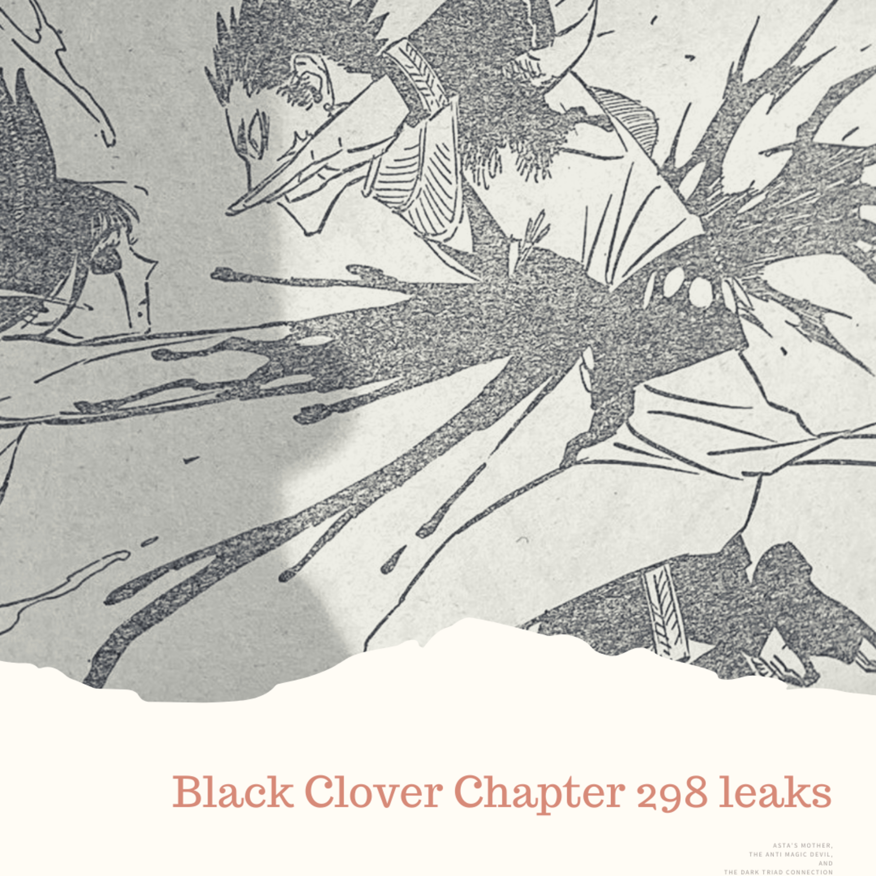 BLACK CLOVER CHAPTER 298 SPOILER LEAKS - DEVIL LOLOPECHKA VS EVERYBODY ASTA'S MOM ALIVE THEORY episode artwork
