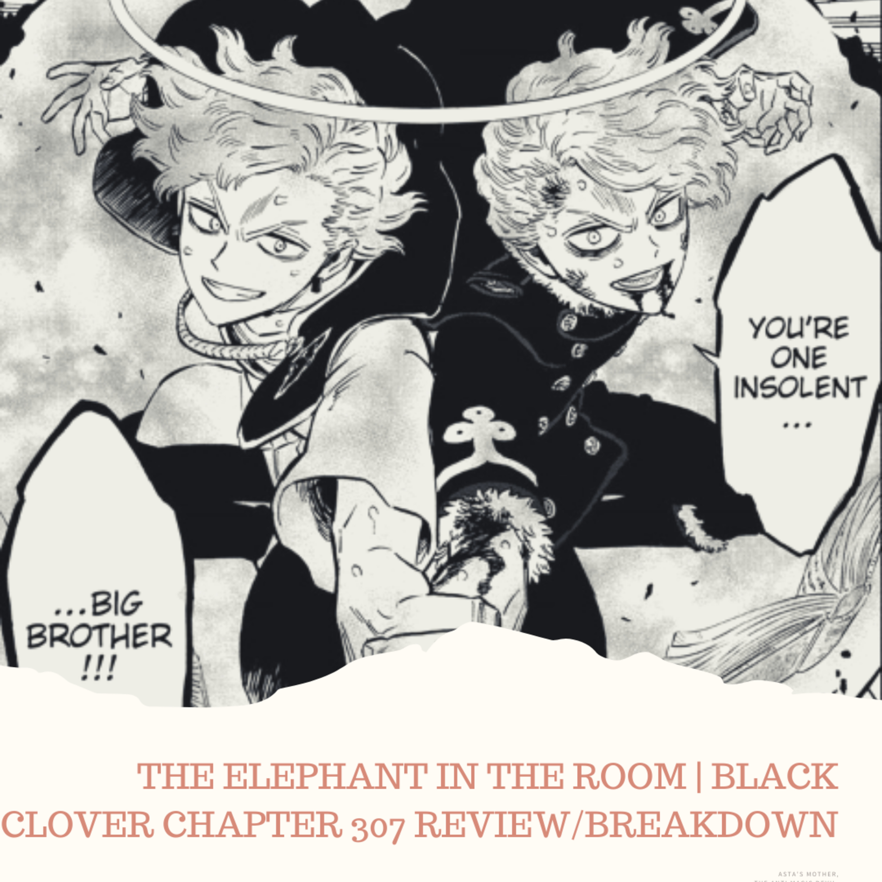 THE ELEPHANT IN THE ROOM | BLACK CLOVER CHAPTER 307 REVIEW/BREAKDOWN