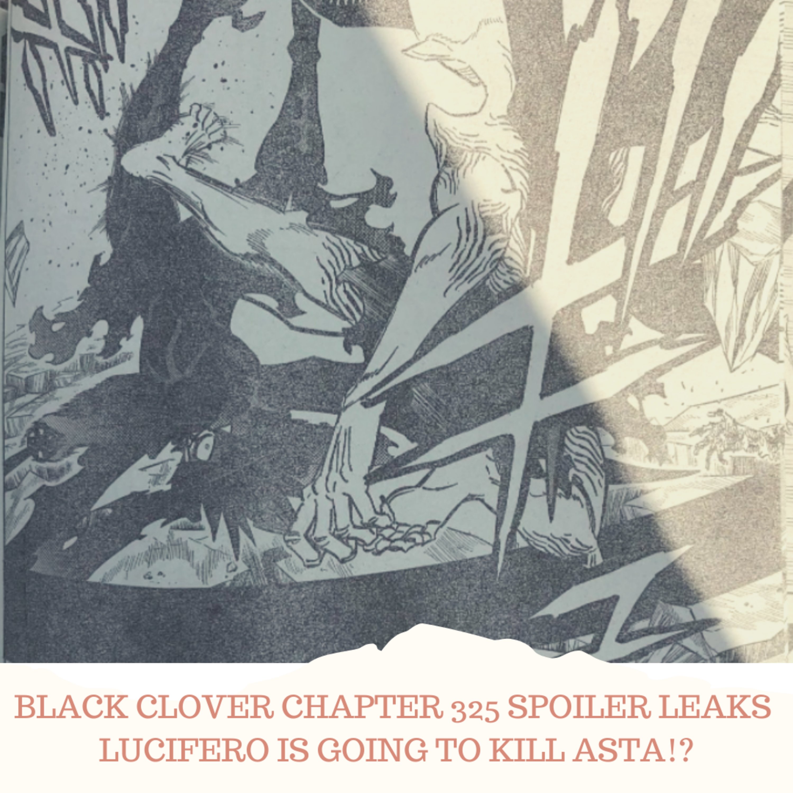 BLACK CLOVER CHAPTER 325 SPOILER LEAKS LUCIFERO IS GOING TO KILL ASTA!? episode artwork