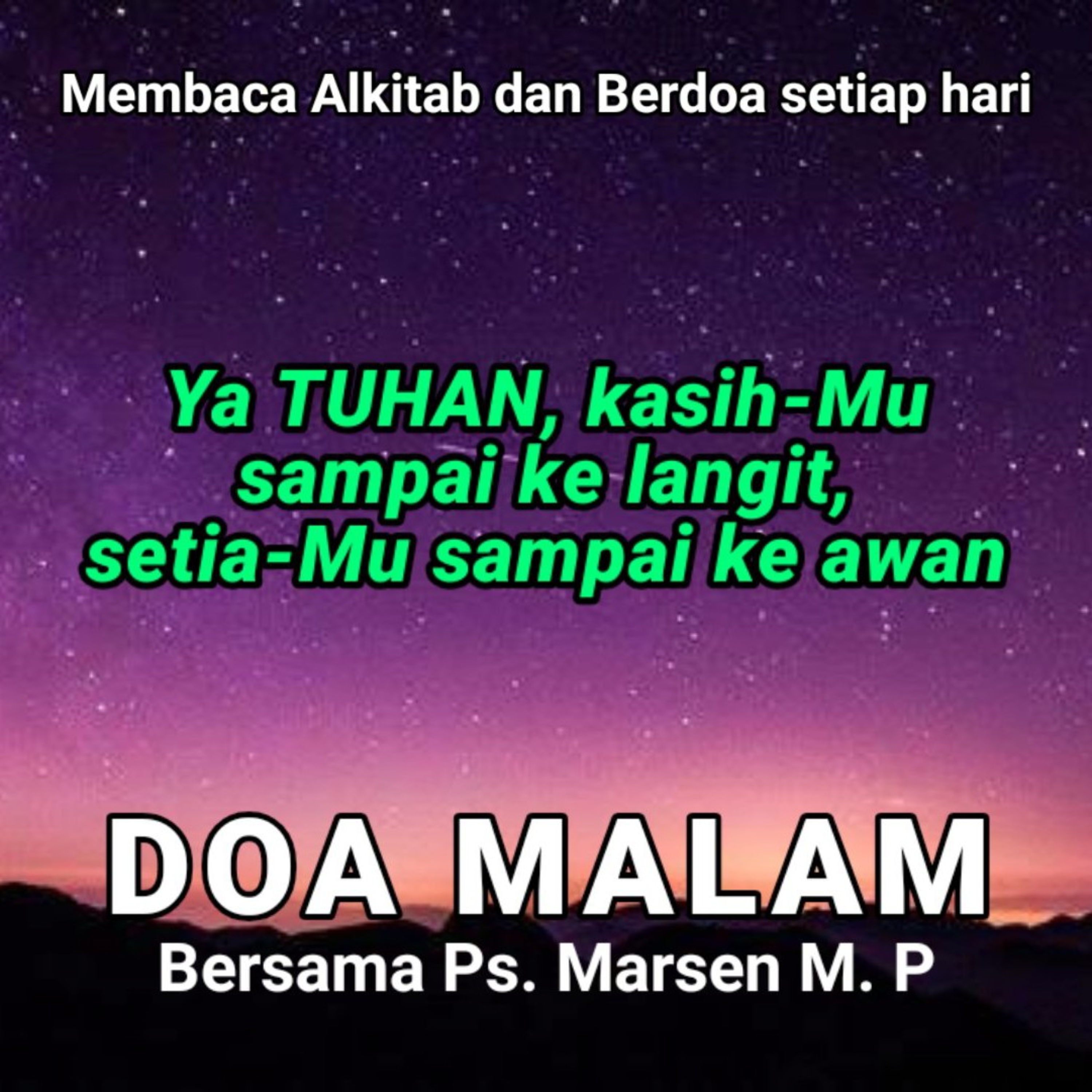 DOA MALAM | DOA SEBELUM TIDUR