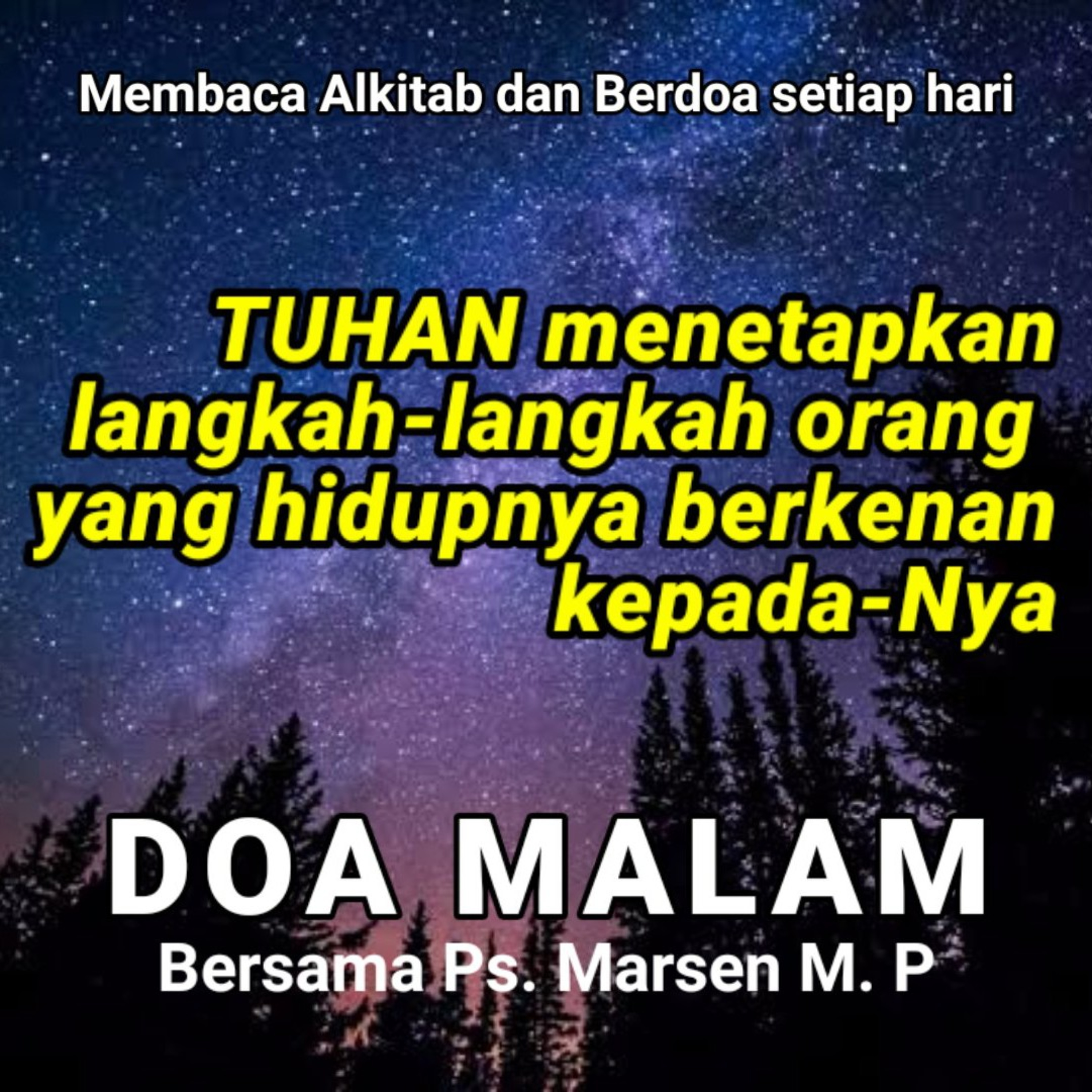 TANGAN TUHAN MENOPANG - DOA MALAM | Doa sebelum tidur episode artwork