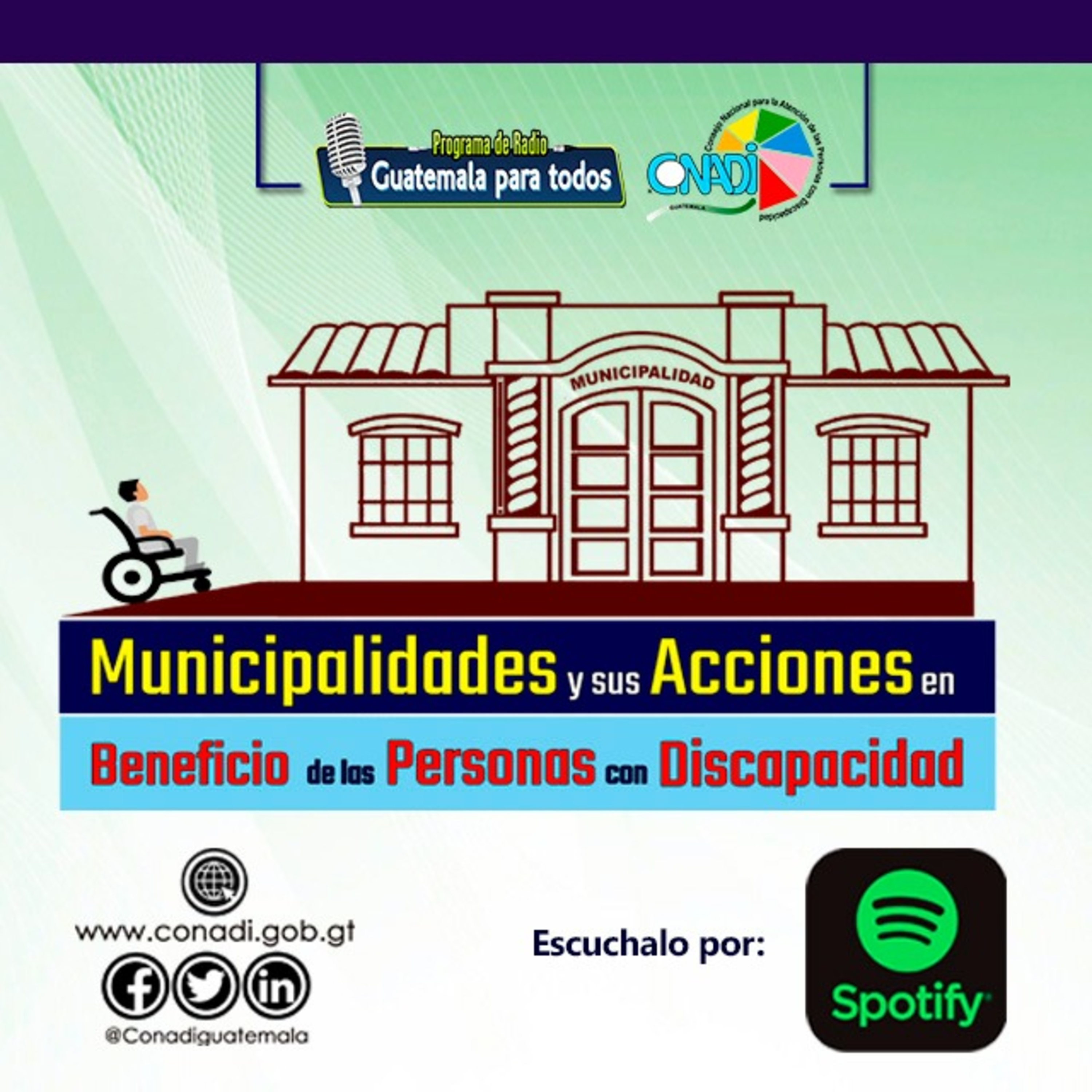 "Los Avances de Municipalidades en la implementación de medidas de accesibilidad". episode artwork