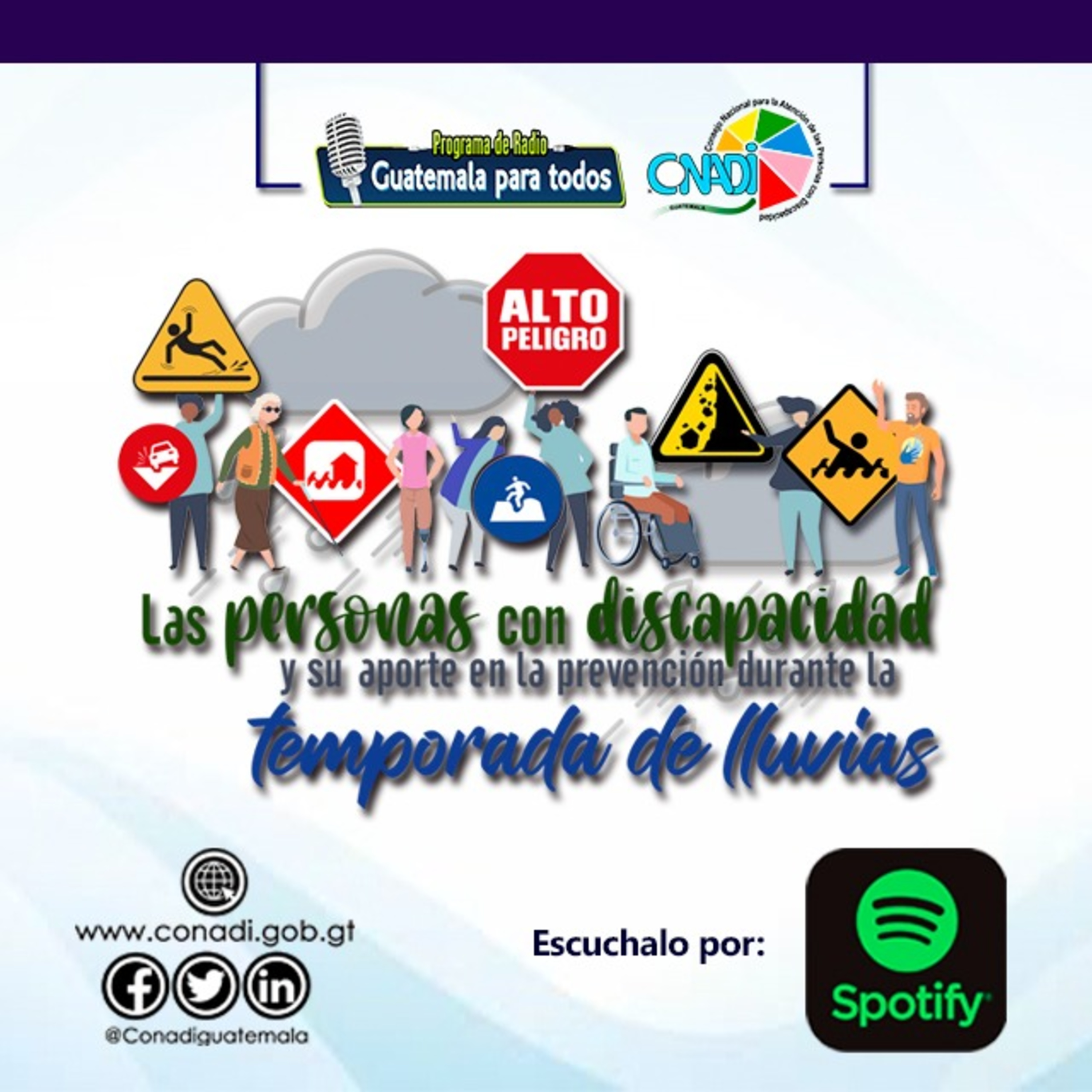 "Las Personas con Discapacidad y su aporte en la prevención durante la temporada de lluvias" episode artwork