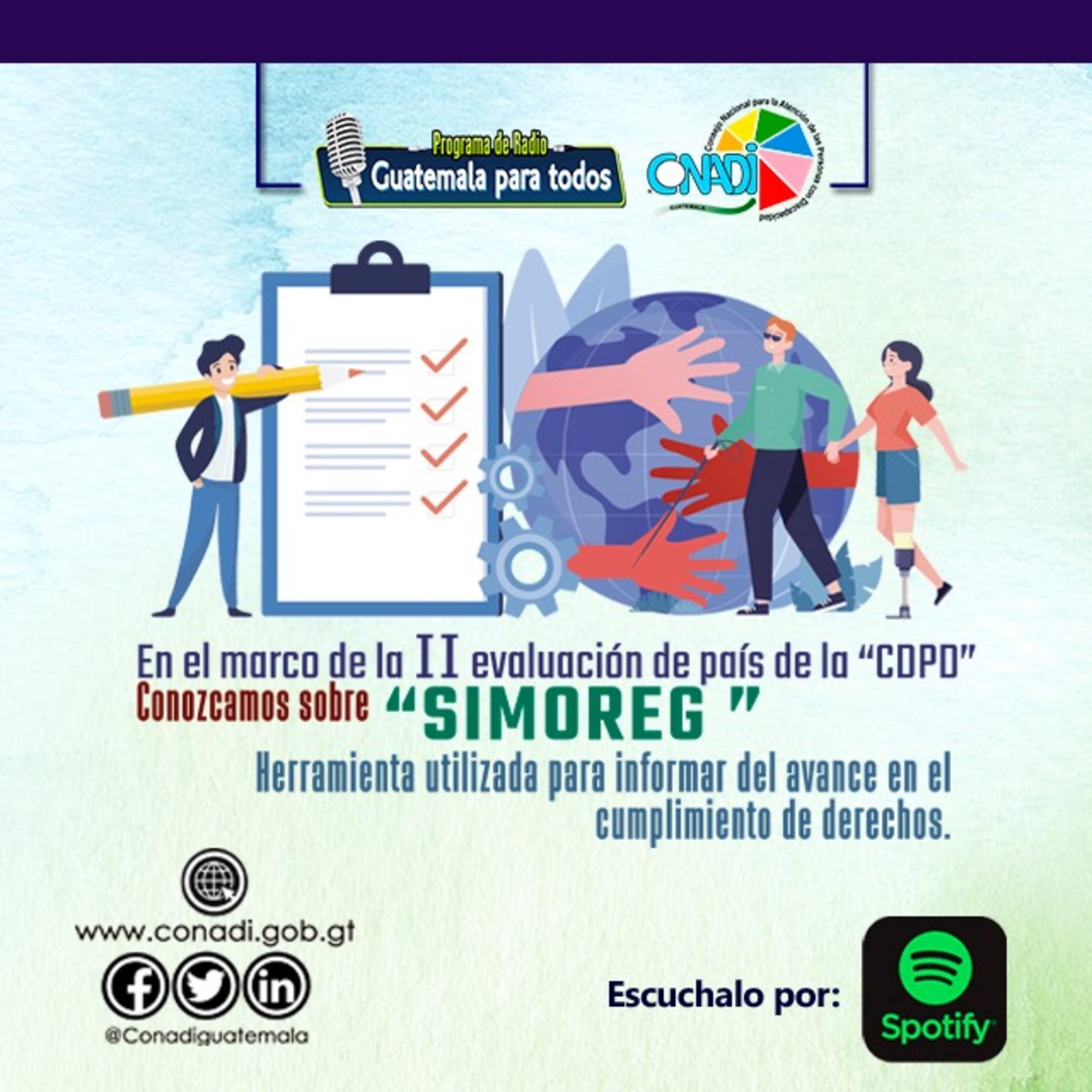 "Conozcamos sobre SIMOREG, herramienta utilizada para informar sobre el avance en el cumplimiento de derechos" episode artwork