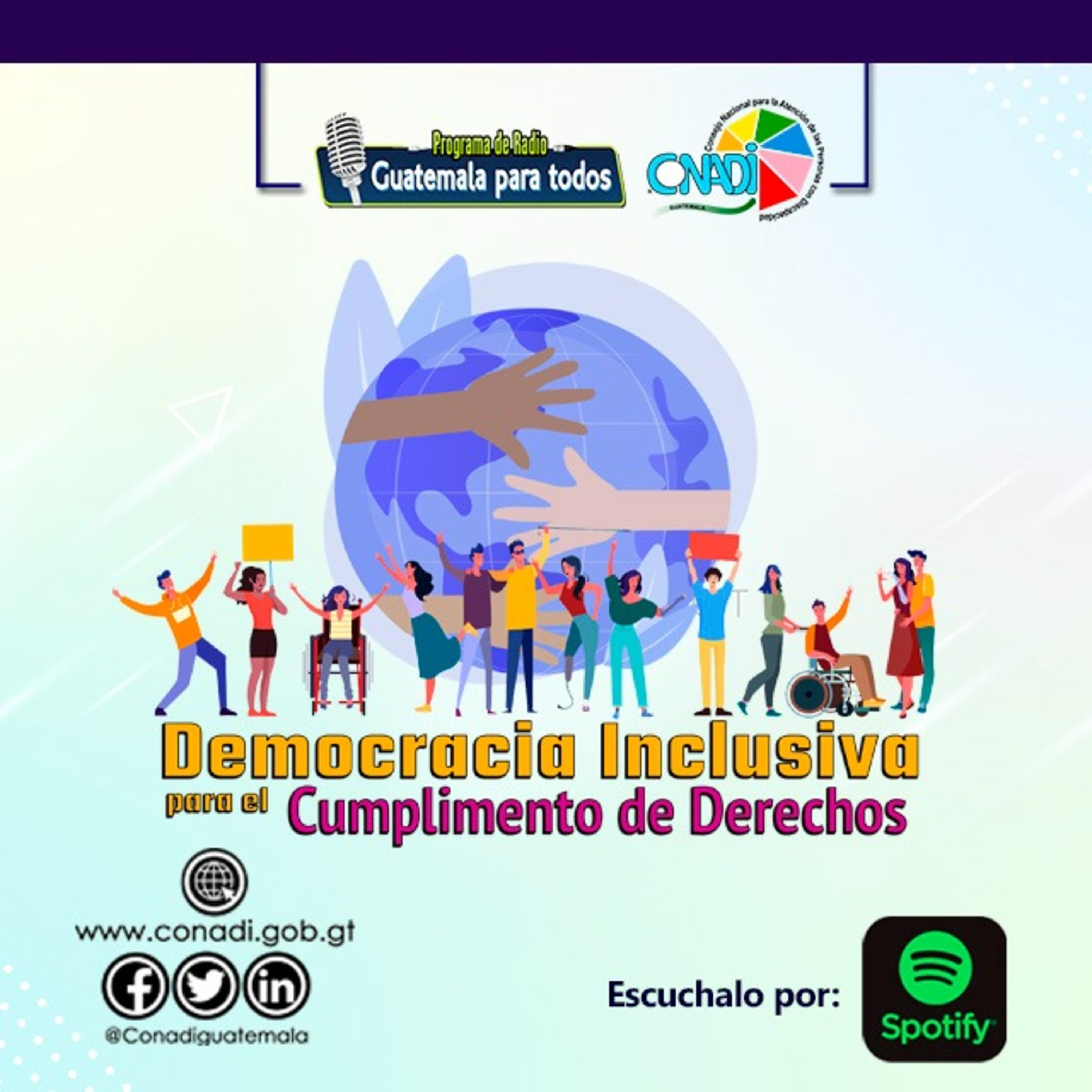 "Democracia Inclusiva, para el cumplimiento de derechos" episode artwork
