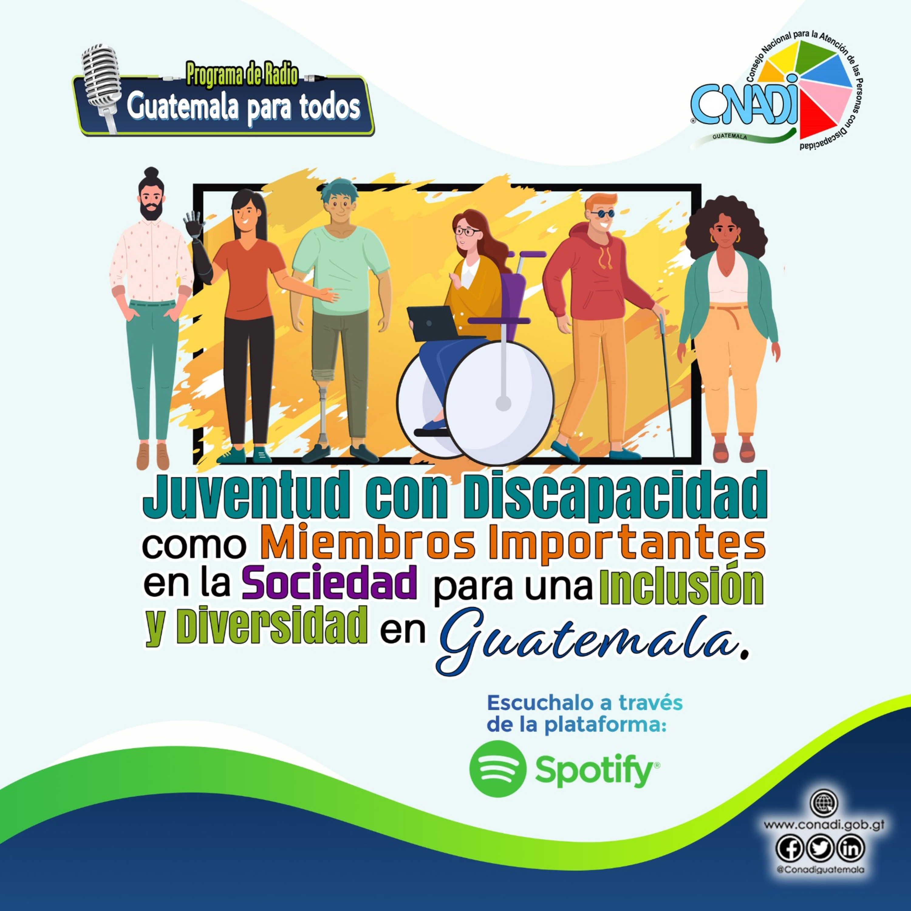 "Juventud con discapacidad como miembros importantes en la sociedad, para una inclusión y diversidad en Guatemala" episode artwork