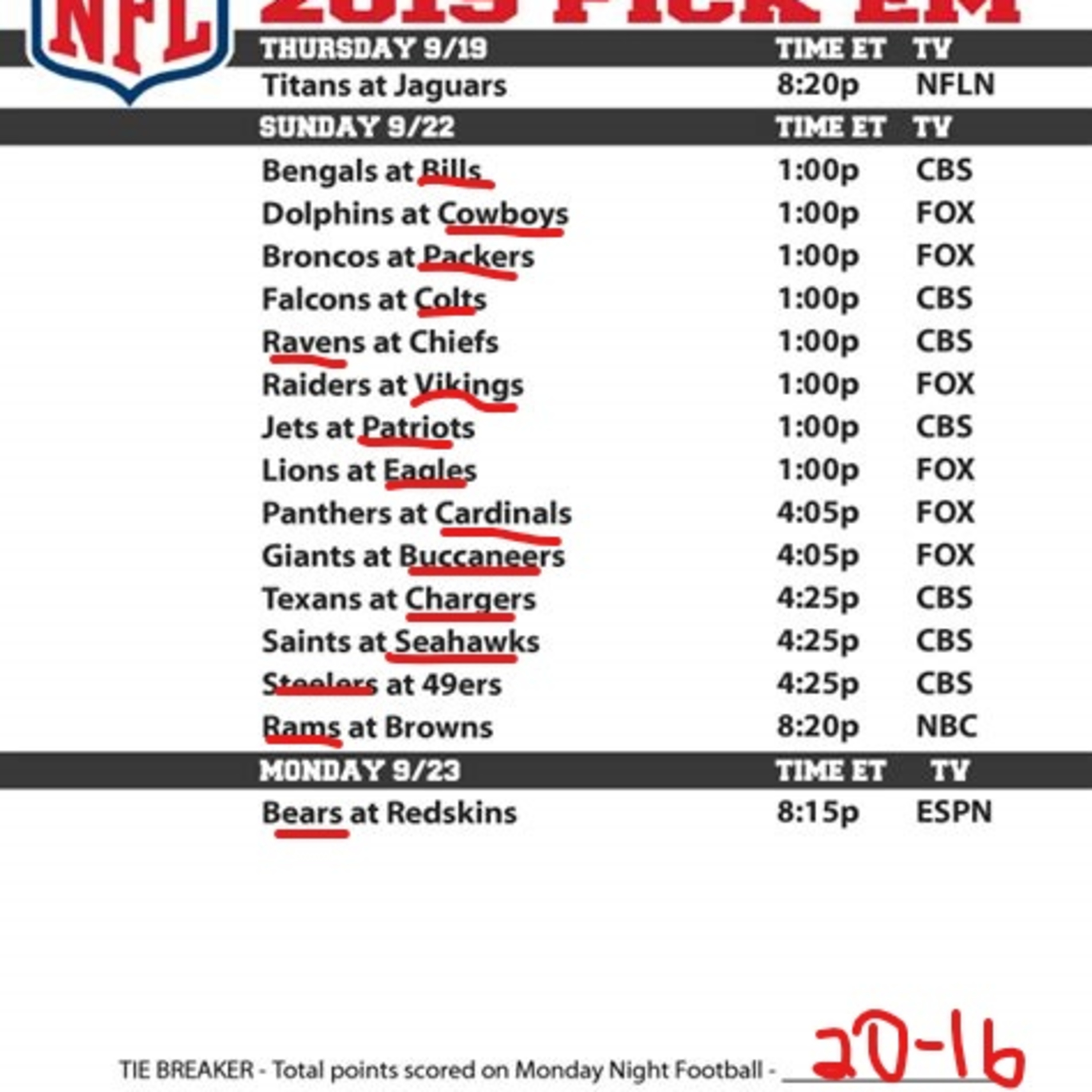 NFL WEEK 3 PICKS AGAINST THE SPREAD episode artwork