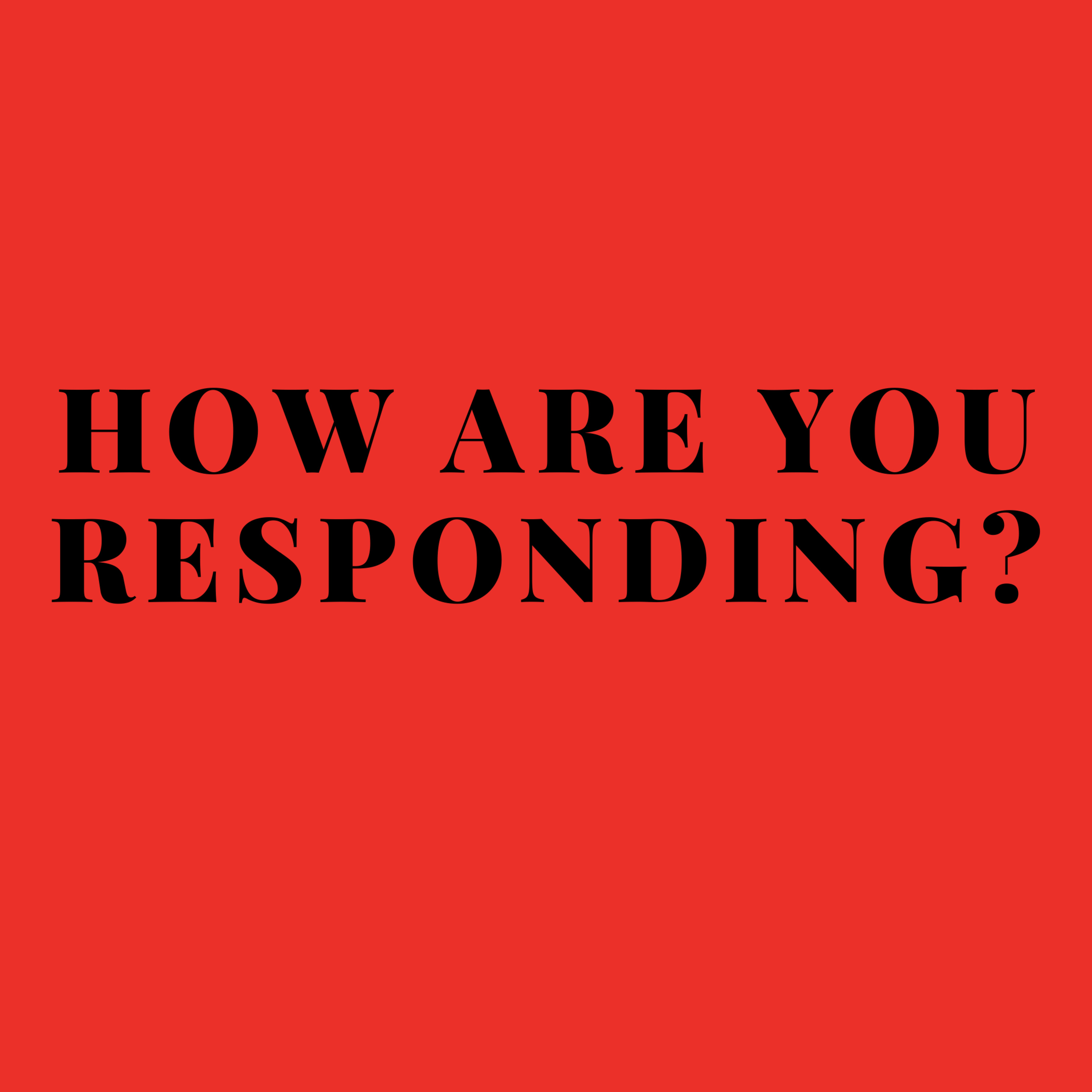 How are you responding? episode artwork