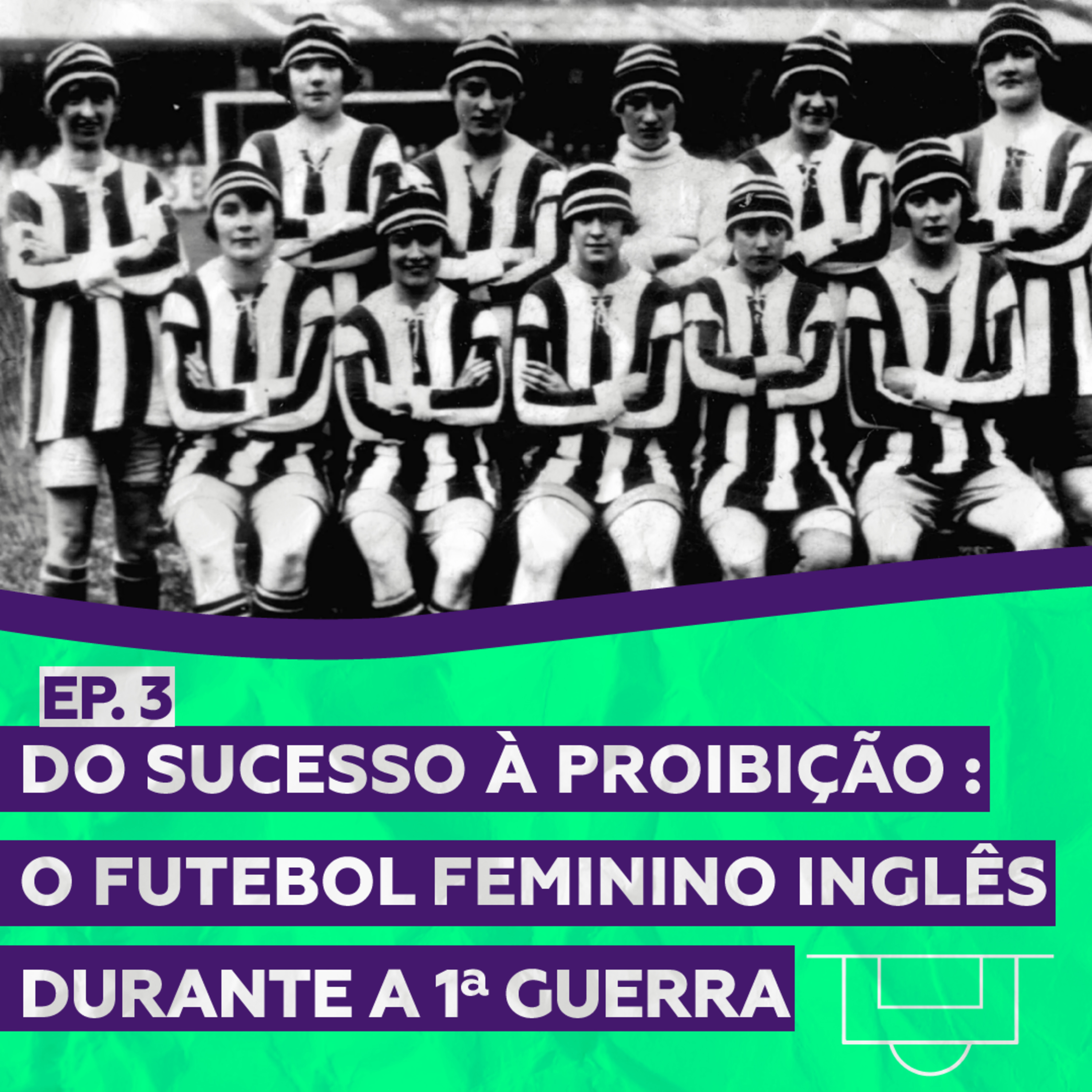 #03 - Do sucesso à proibição: o futebol feminino inglês e a 1ª Guerra Mundial
