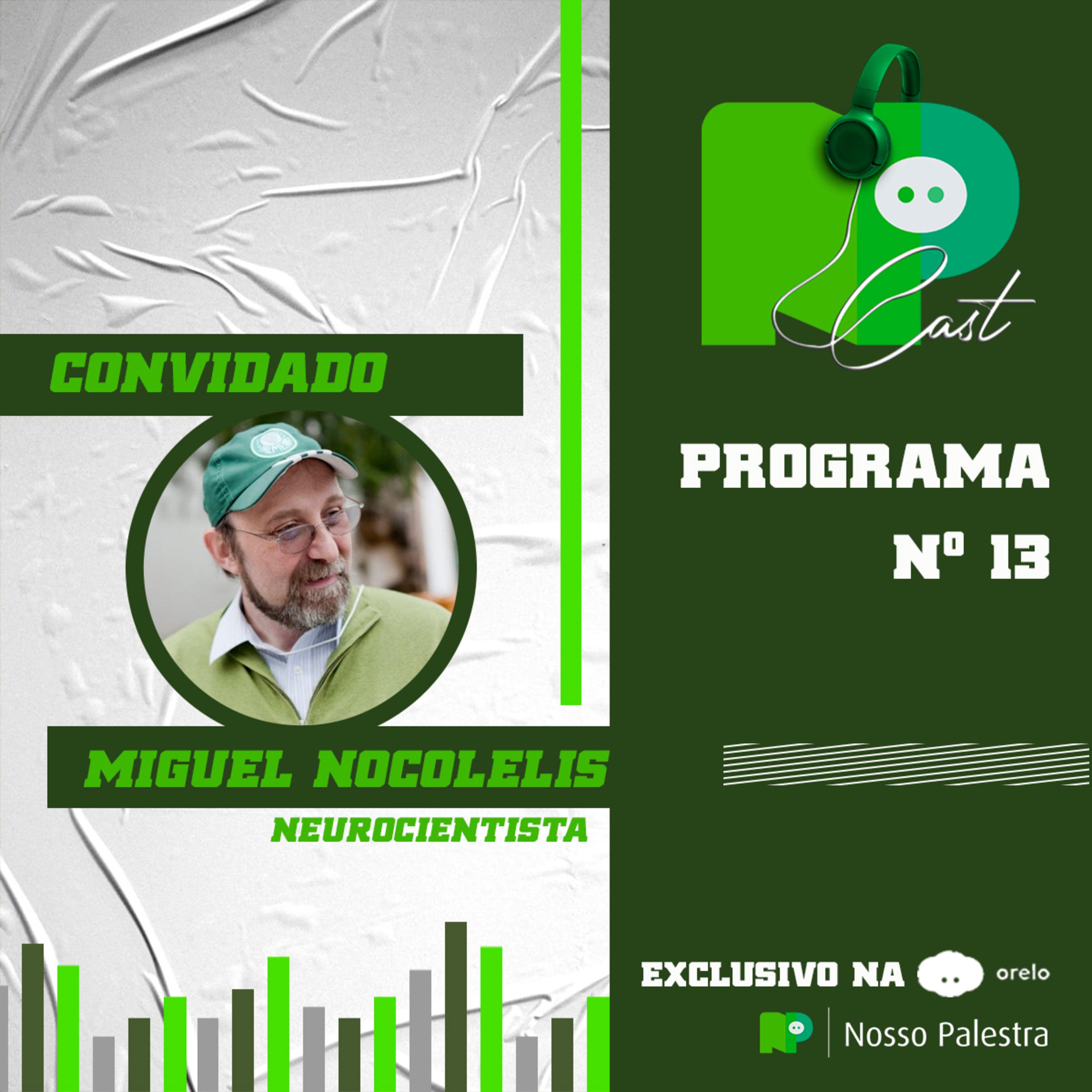 NPCast #13 com Miguel Nicolelis - Médico, cientista e fanático pelo Palmeiras episode artwork