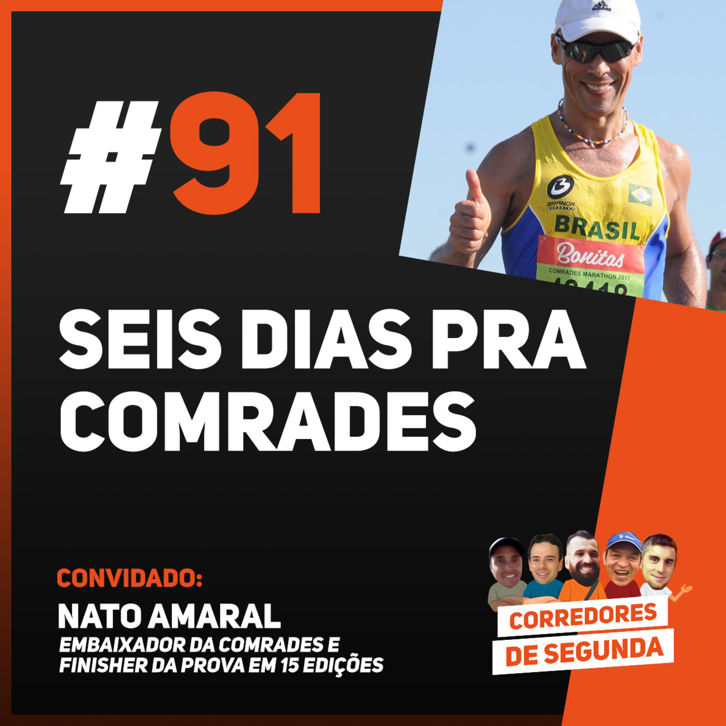 91 - Faltam seis dias pra Comrades episode artwork