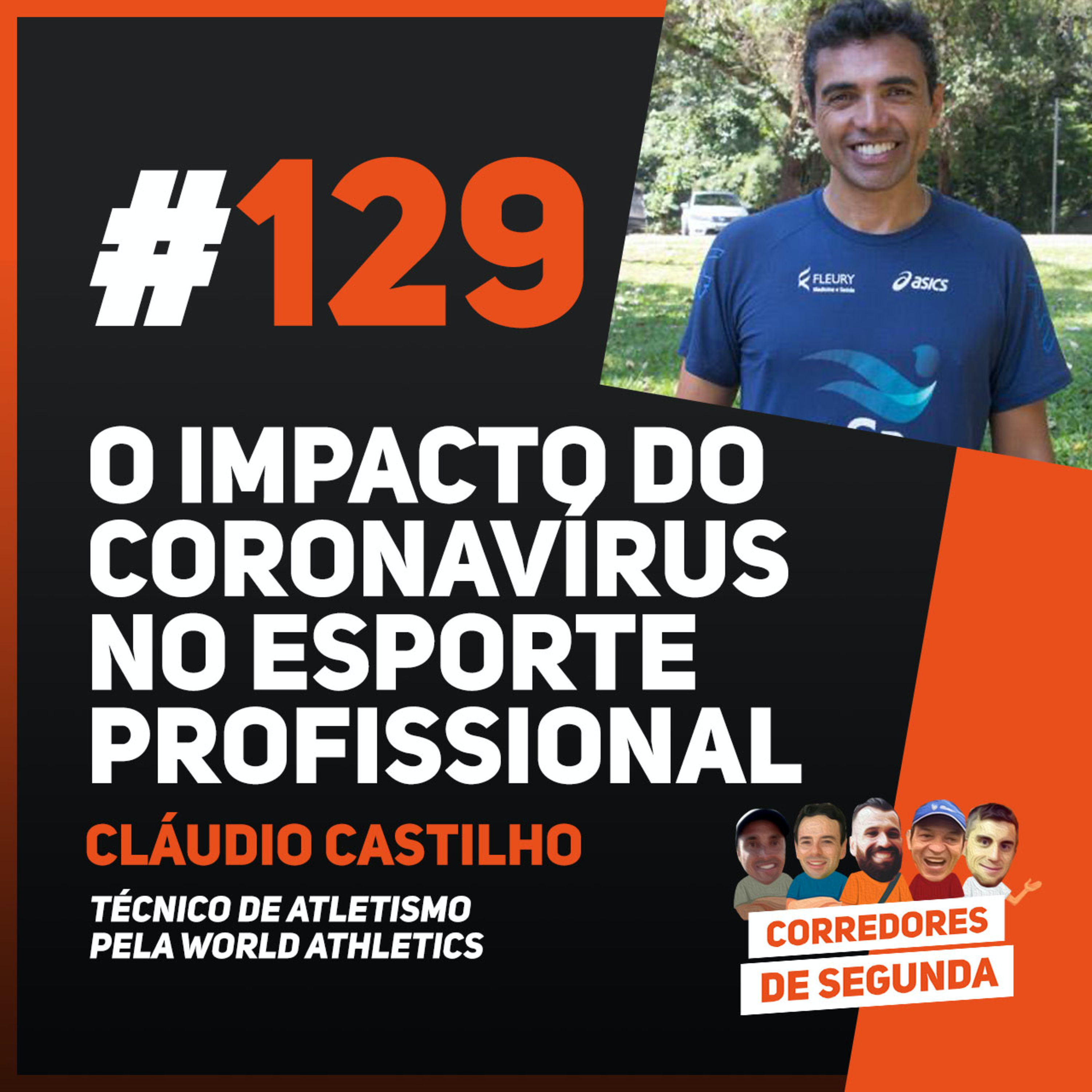 129 - O impacto do coronavírus no esporte profissional episode artwork