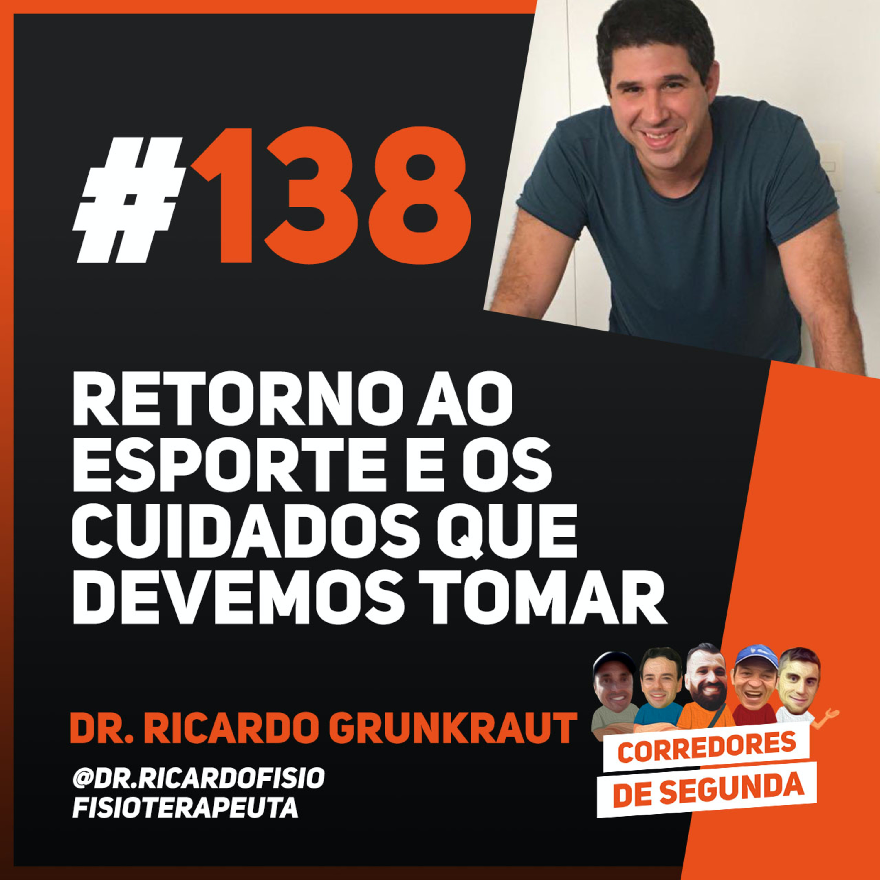 138 - Retorno ao esporte e os cuidados que devemos tomar - Convidado: Dr. Ricardo Grunkraut episode artwork