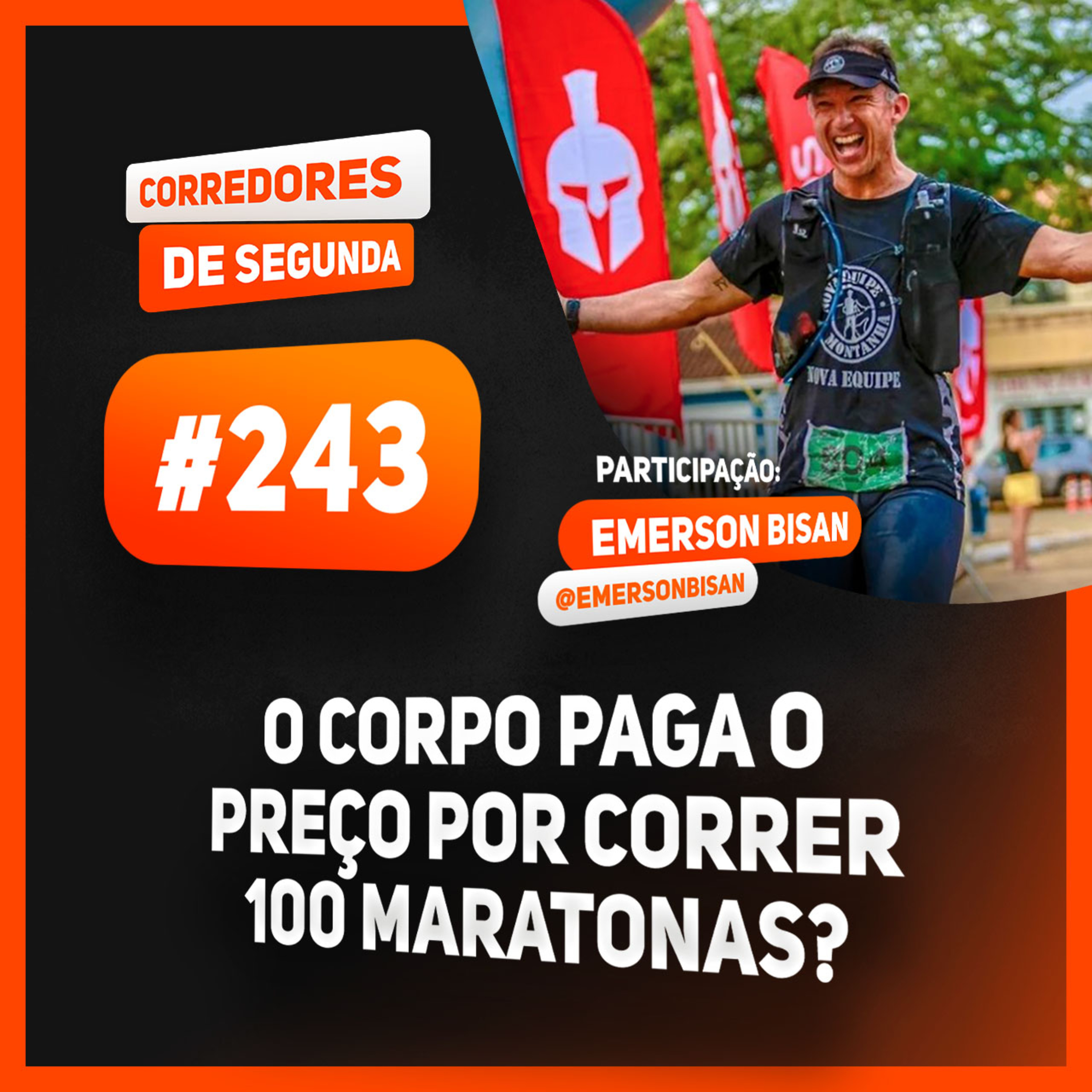 243 - Depois de 100 maratonas, o corpo paga o preço? episode artwork