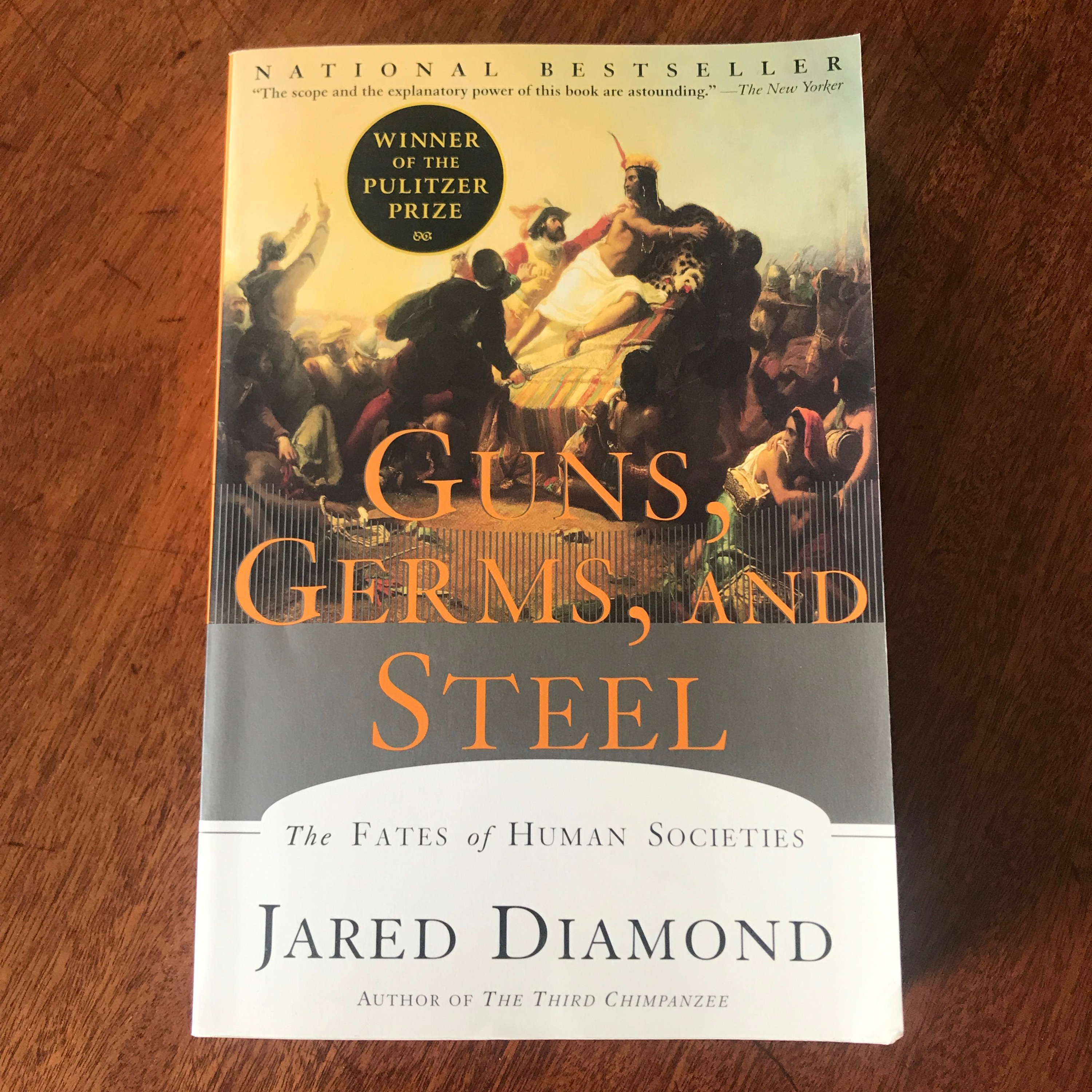 A Book Review - Guns Germs and Steel ,Book by, Jared Diamond episode artwork
