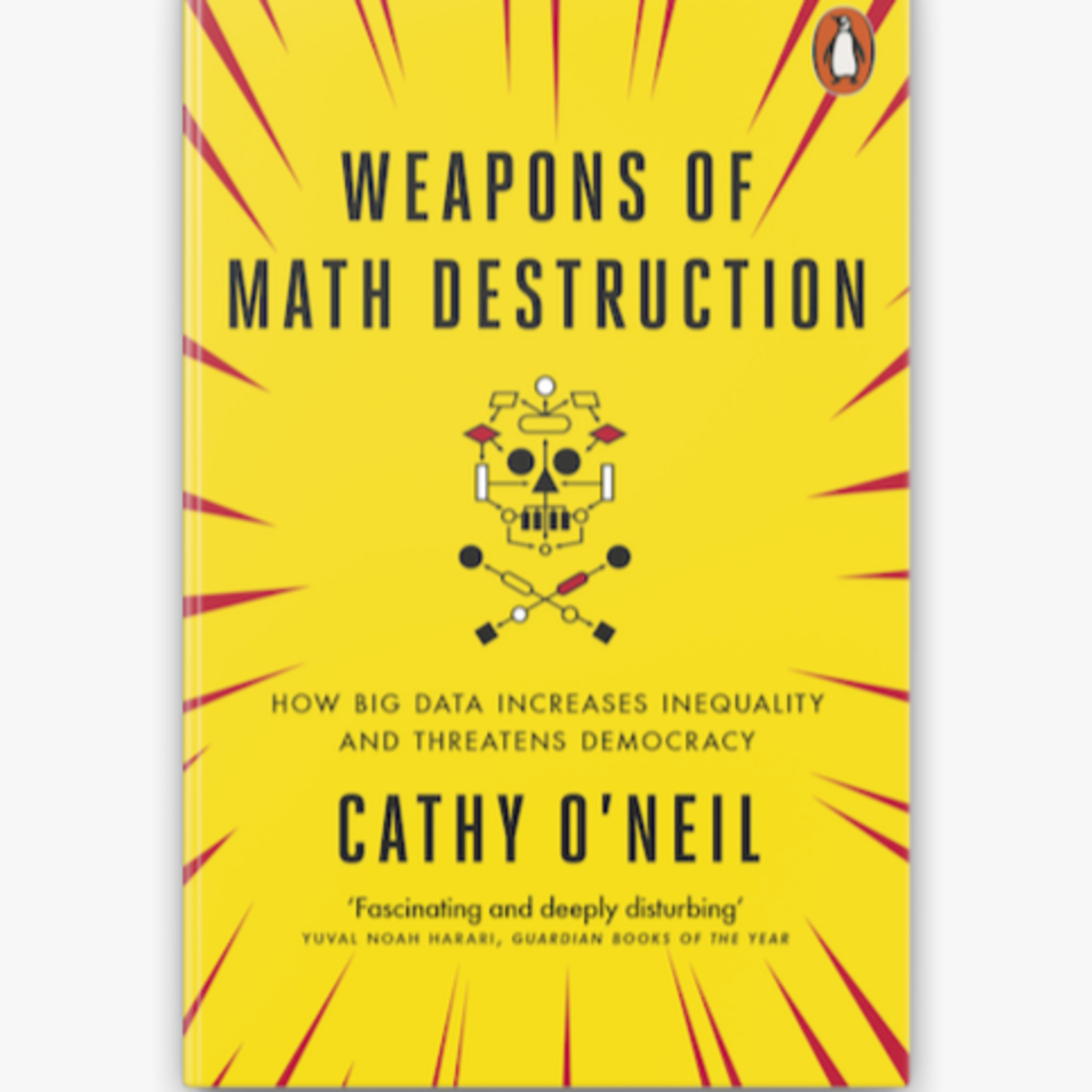 A Book Review - Weapons of Math Destruction Book by Cathy O'Neil episode artwork