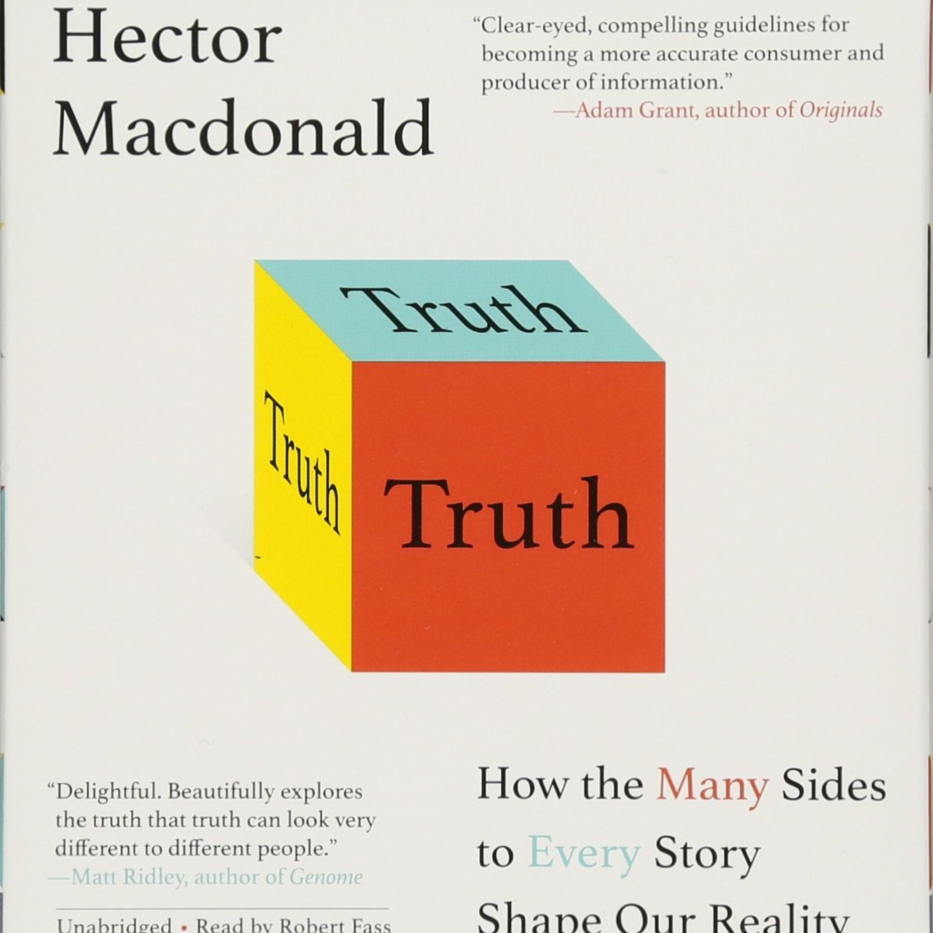 A Book Review - Truth: How the Many Sides to Every Story Shape Our Reality by Hector Macdonald episode artwork