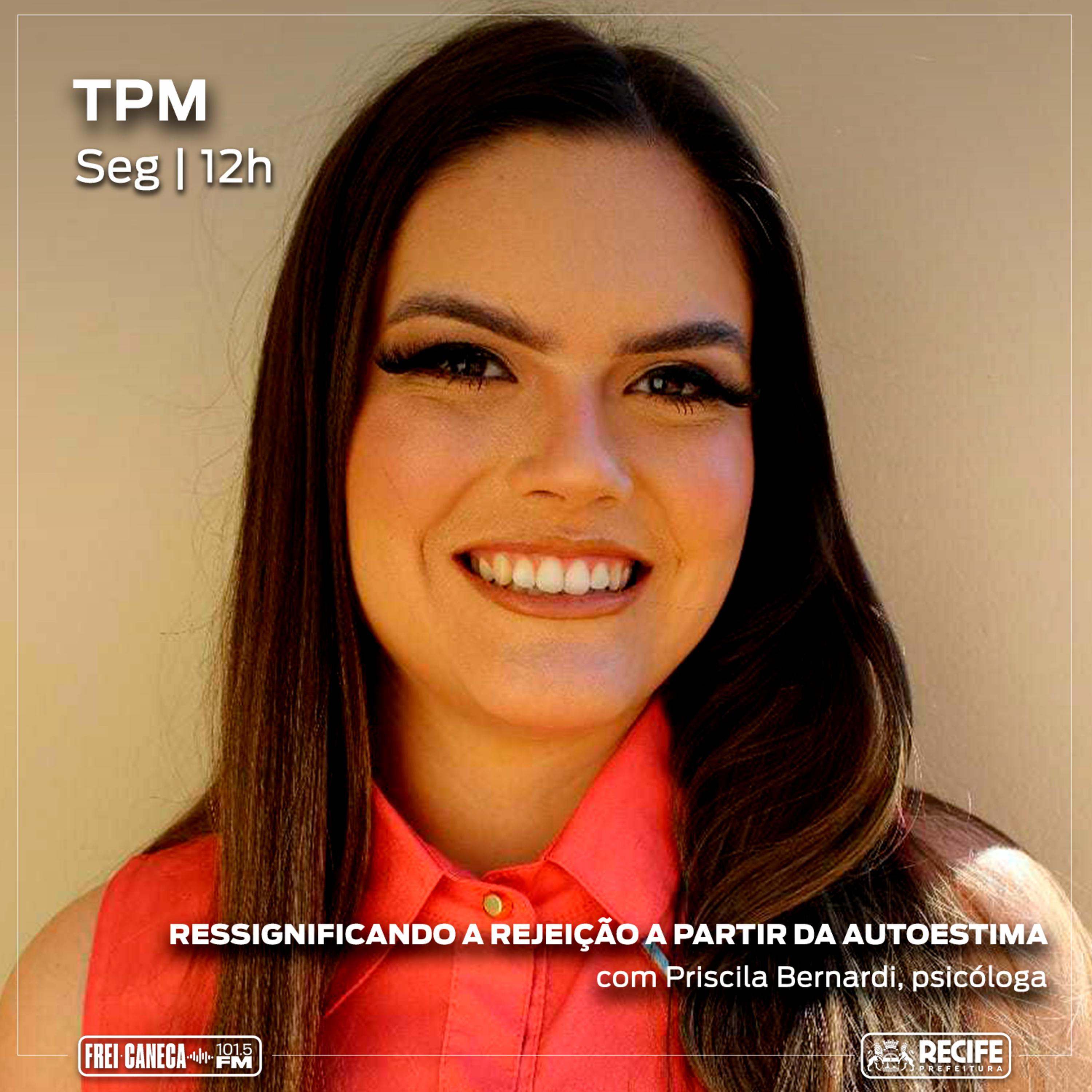 TPM #28 - Ressignificando a rejeição a partir da autoestima com Priscila Bernardi episode artwork