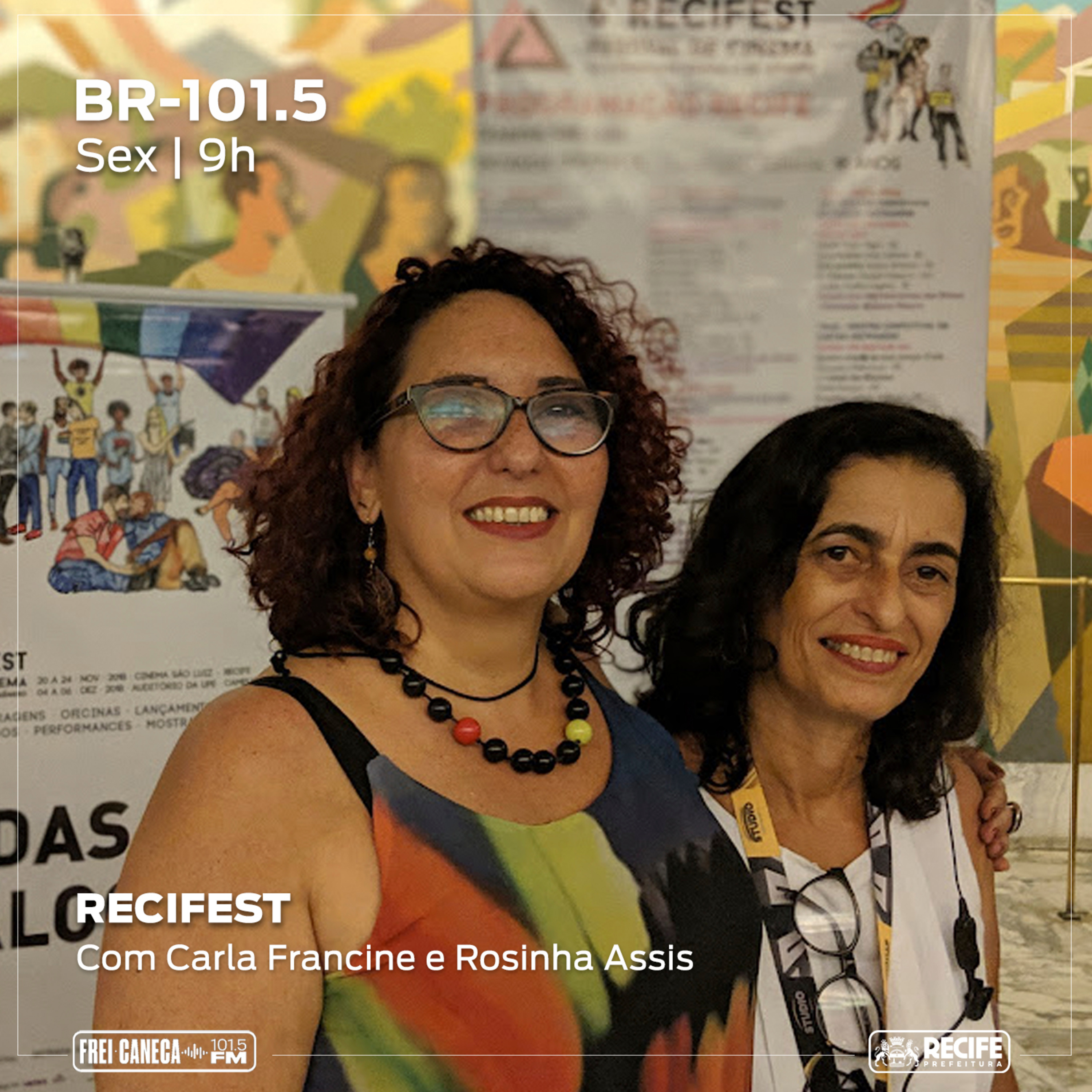 BR 101.5 - Carla Francine e Rosinha Assis falam sobre o Recifest  episode artwork