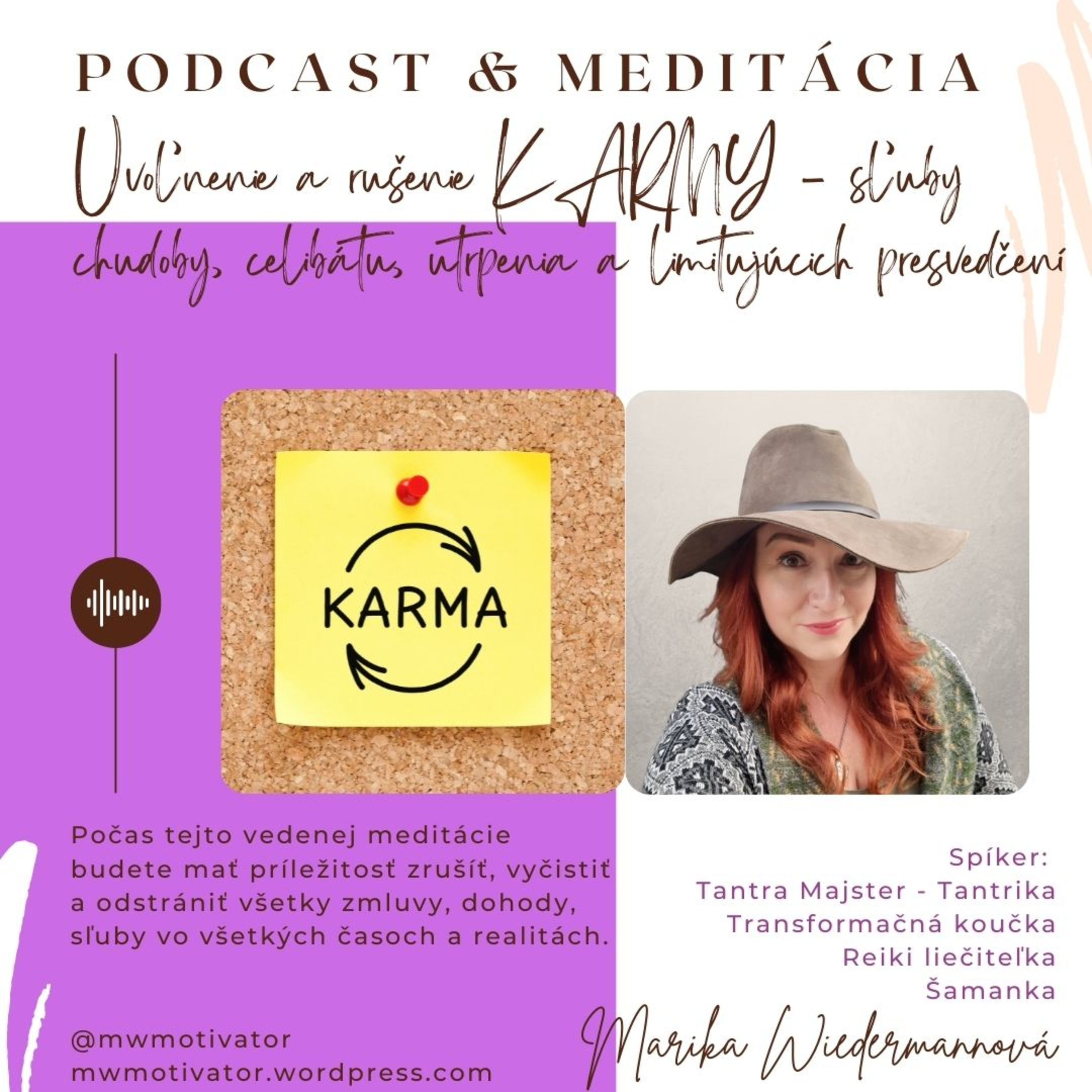 Marika Wiedermannová - Meditations, rituals, affirmations and teachings