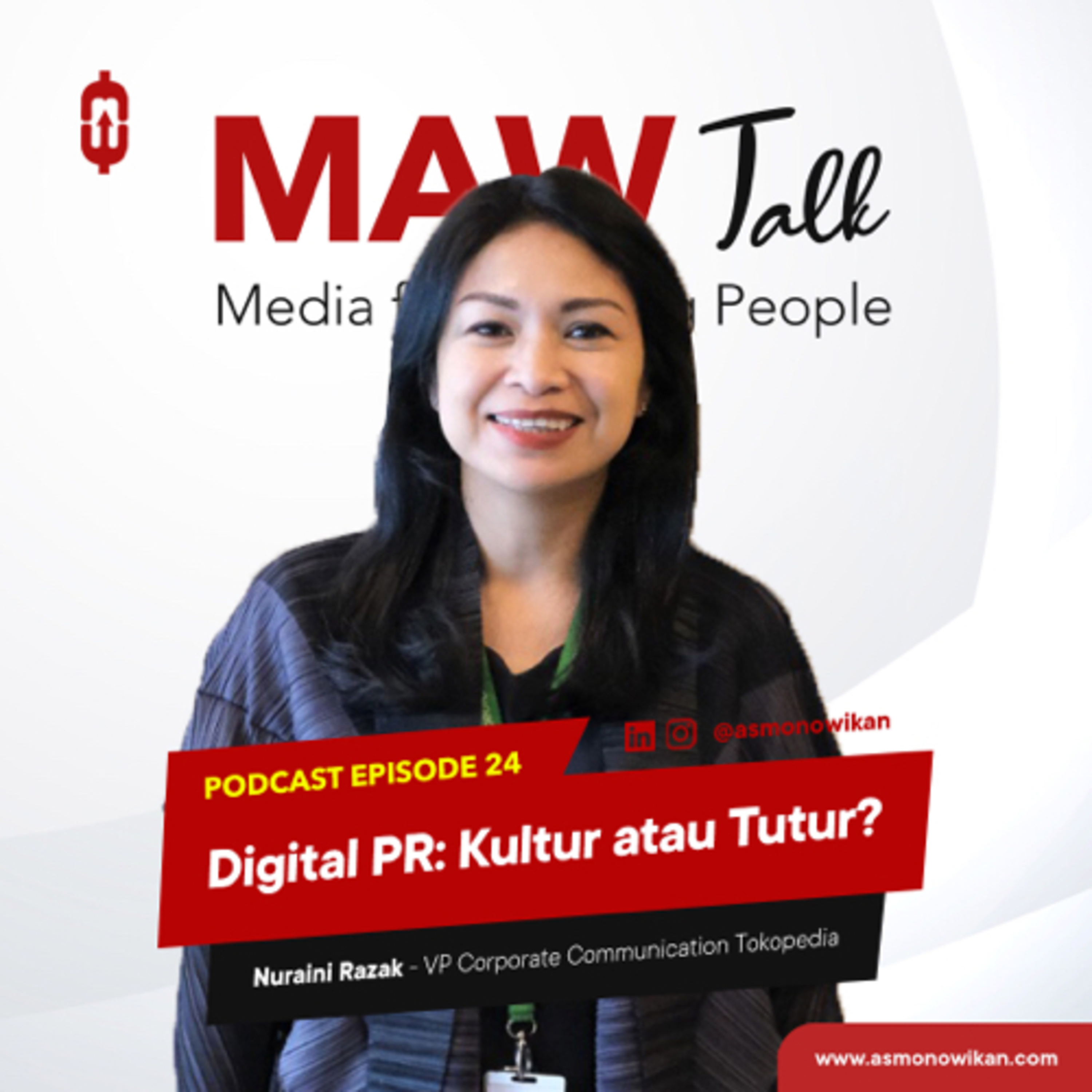 MAW Talk #24 Digital PR: Kultur atau Tutur? episode artwork