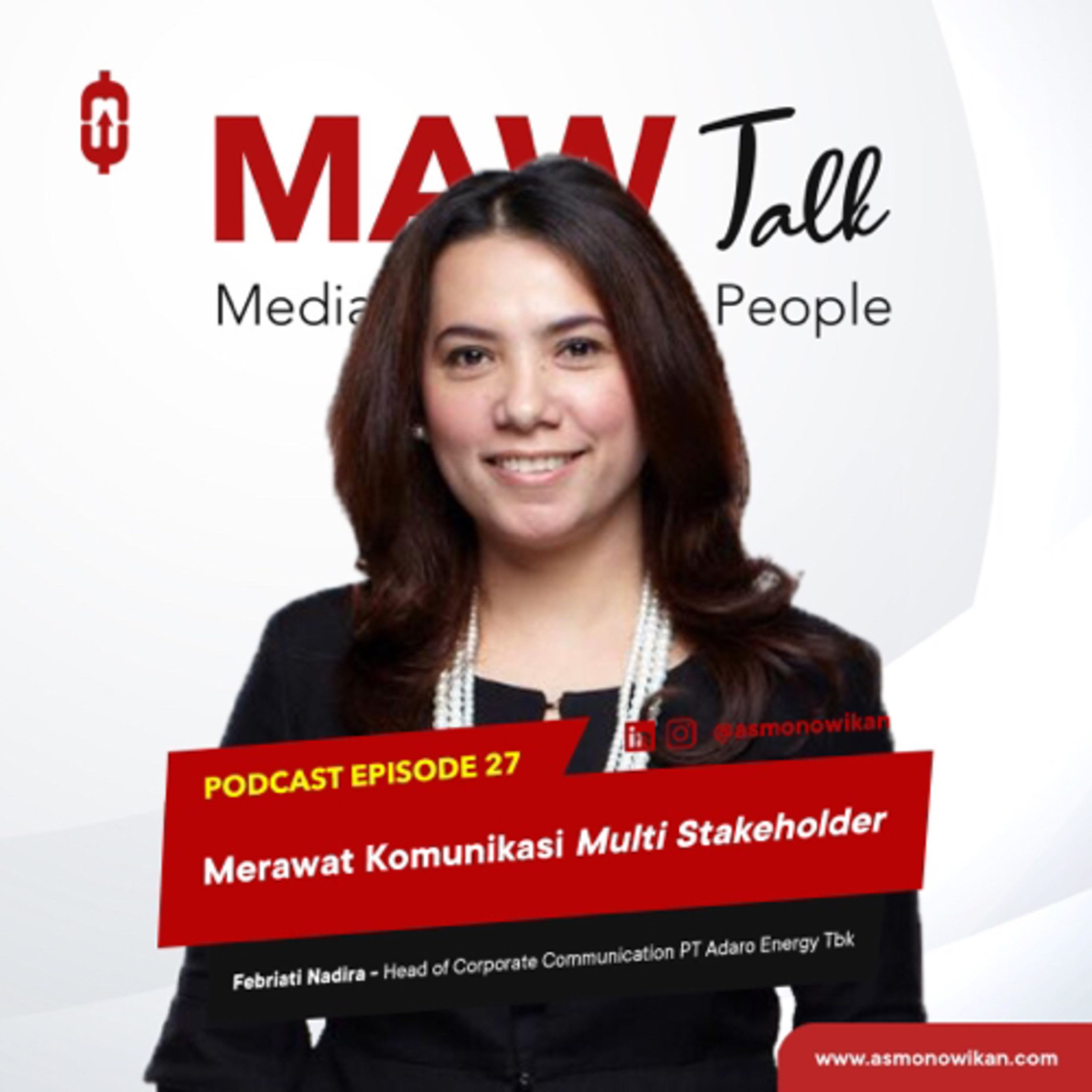 MAW Talk #27 Merawat Komunikasi Multi Stakeholder episode artwork