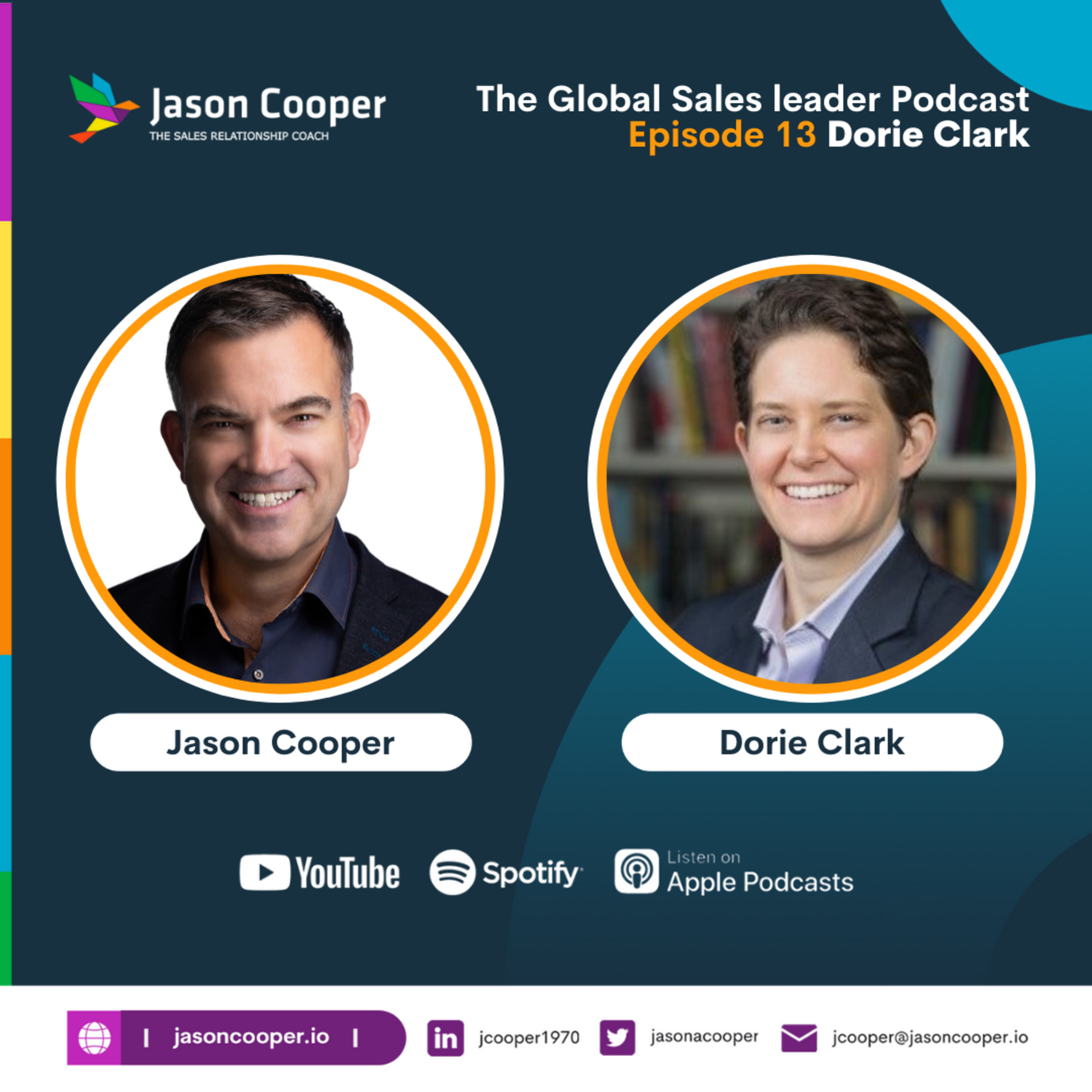 The Global Sales Leader podcast hosted by - Jasoncooper.io, The Sales Relationship Coach