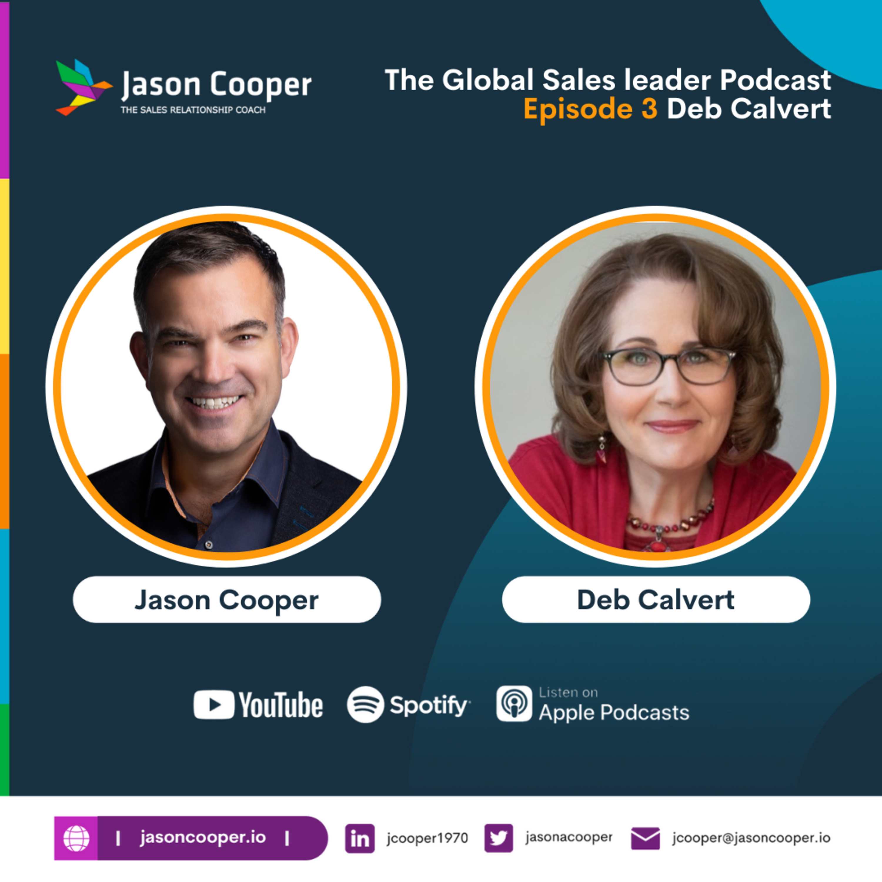 DISCOVER Questions Get You Connected The Global Sales Leader Podcast with Deb Calvert Episode 3  episode artwork