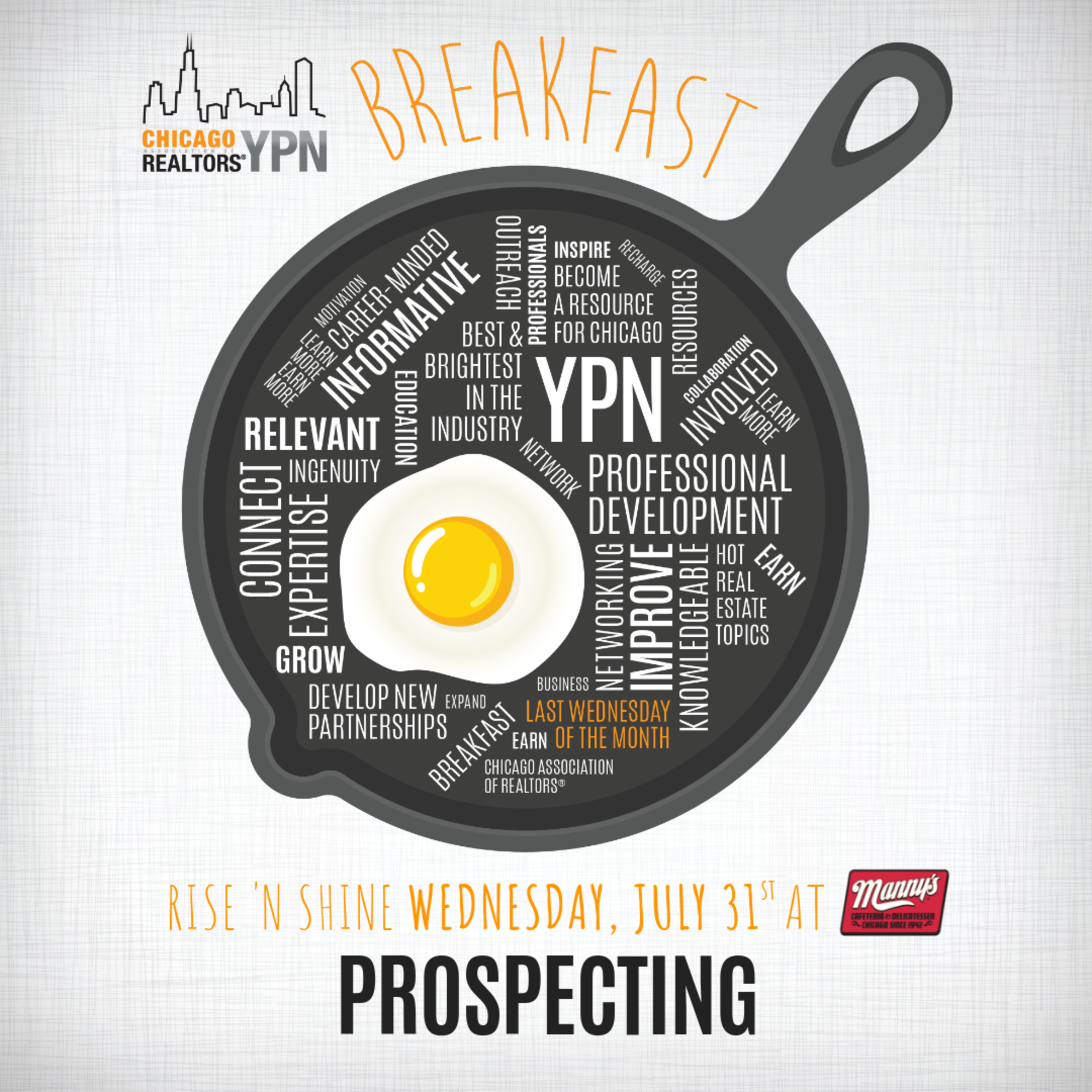 YPN July Breakfast - Prospecting