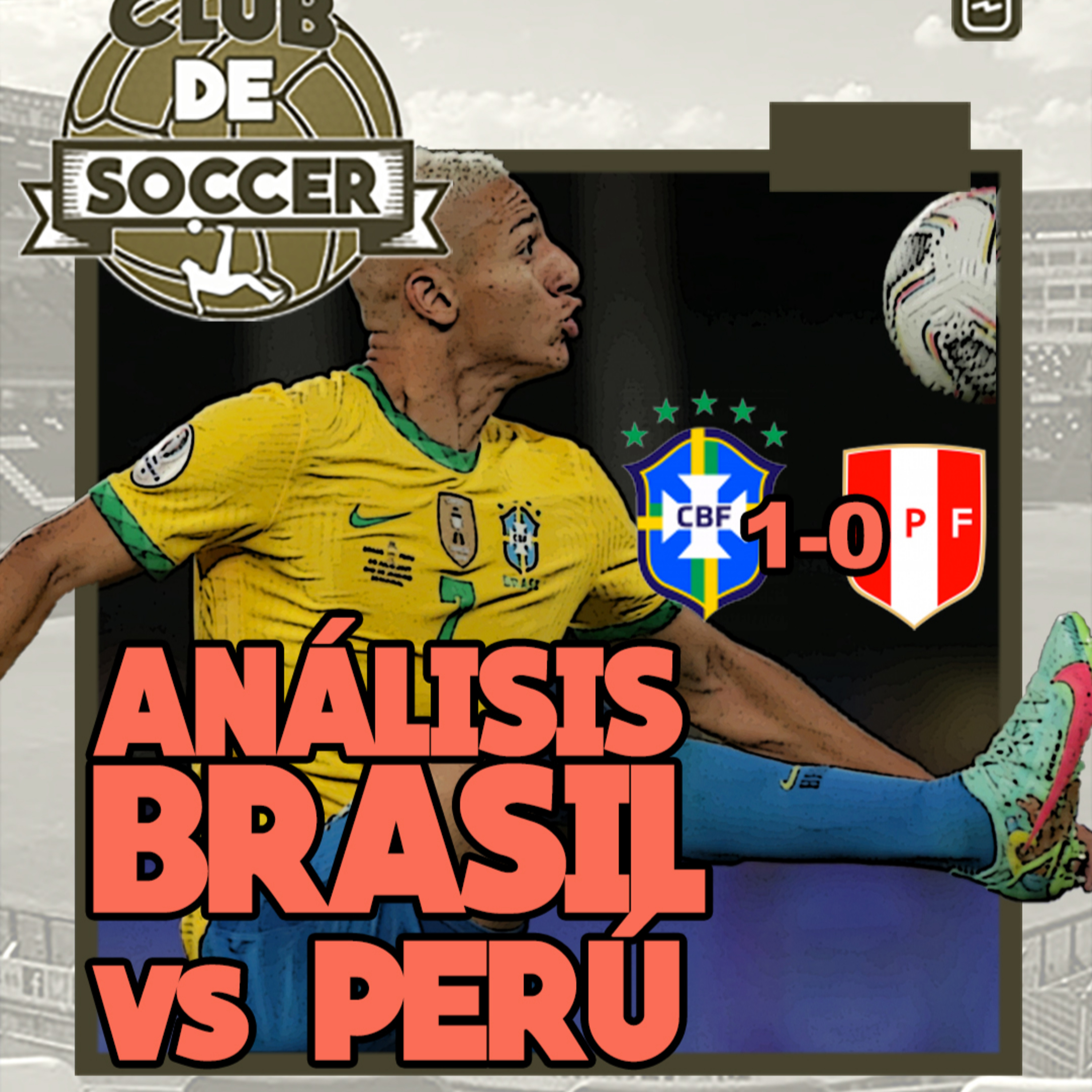 Brasil, a la final de la Copa América. Perú rozó el milagro. | Previa de la otra semifinal de Copa América: Argentina vs Colombia | Previa del Italia vs España de semis de Euro 2020 episode artwork
