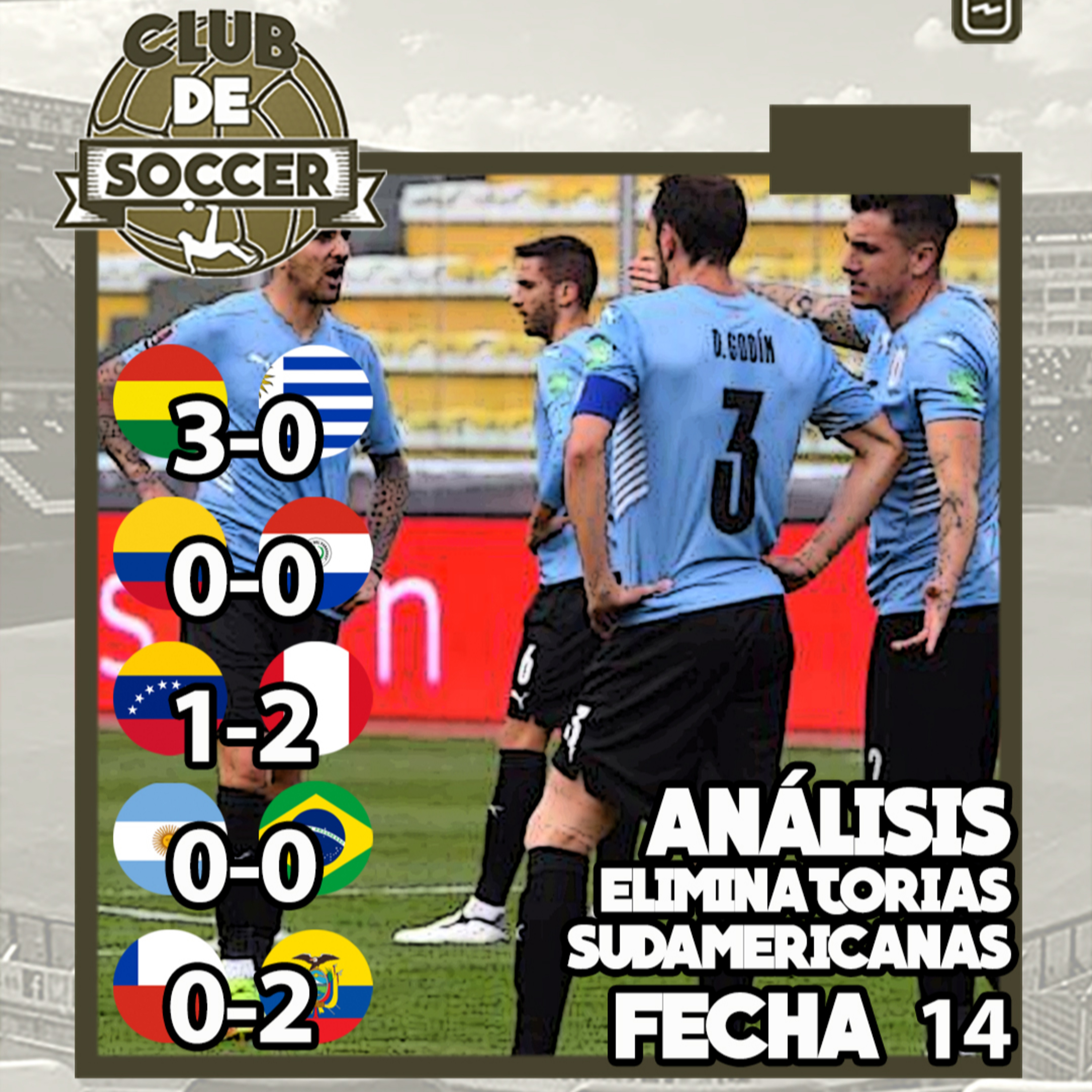 Análisis Fecha 14 de Eliminatorias Sudamericanas: Argentina y Brasil no se hacen daño, Ecuador roza el Mundial traas ganar en Chile y Perú sigue soñando episode artwork