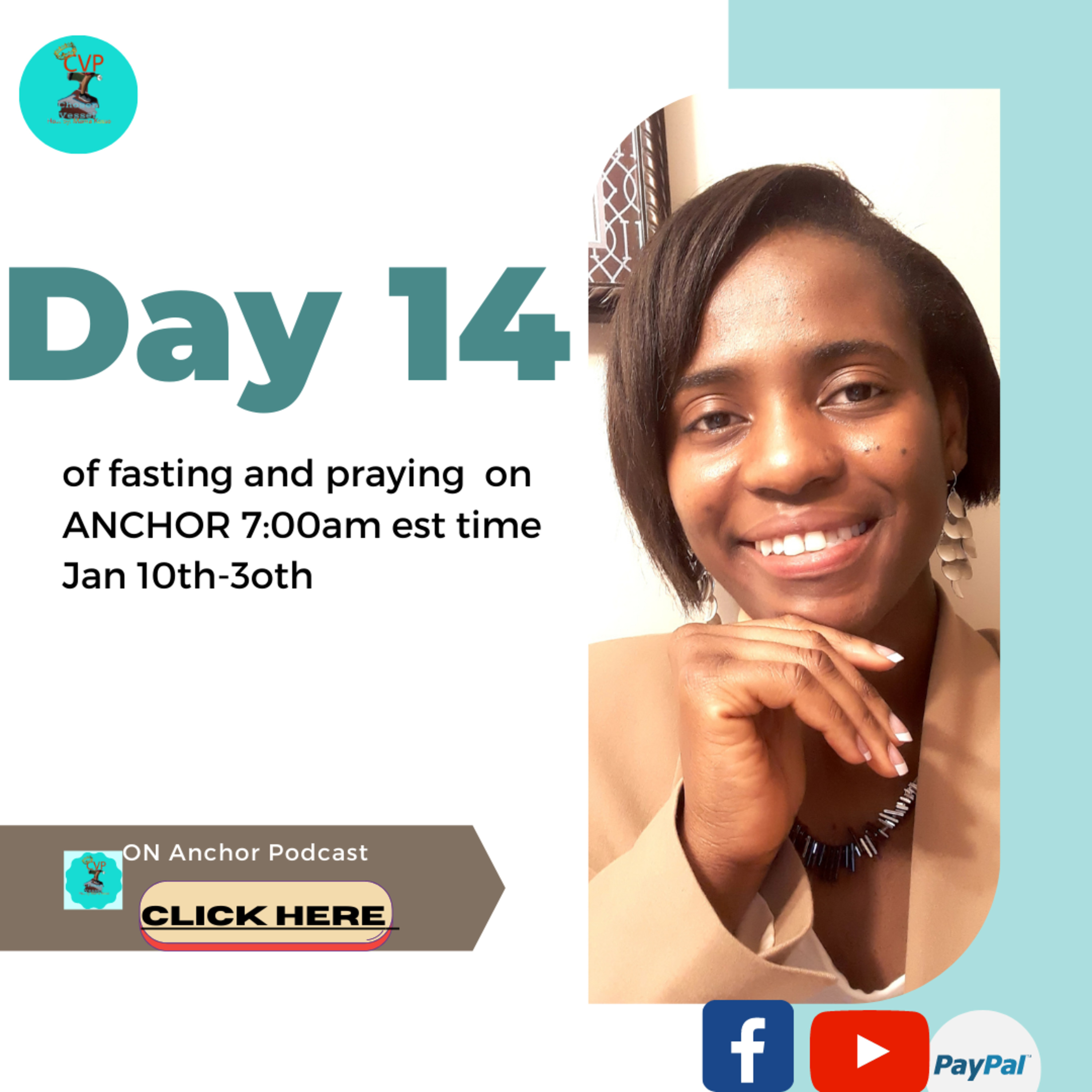 Day 14 of the 21 days of fasting and praying!  episode artwork