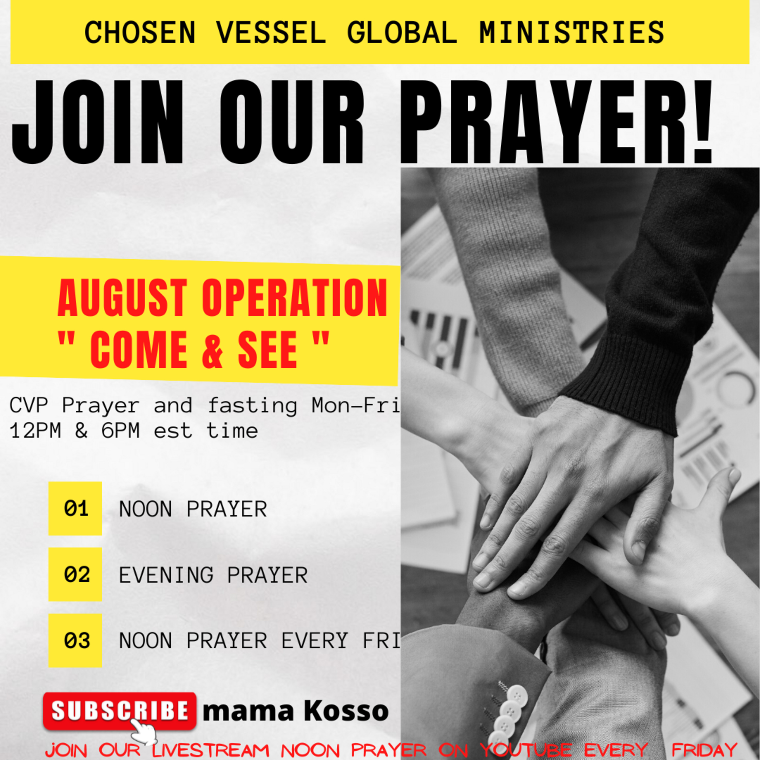 Operation Come & See Noon Prayer  episode artwork