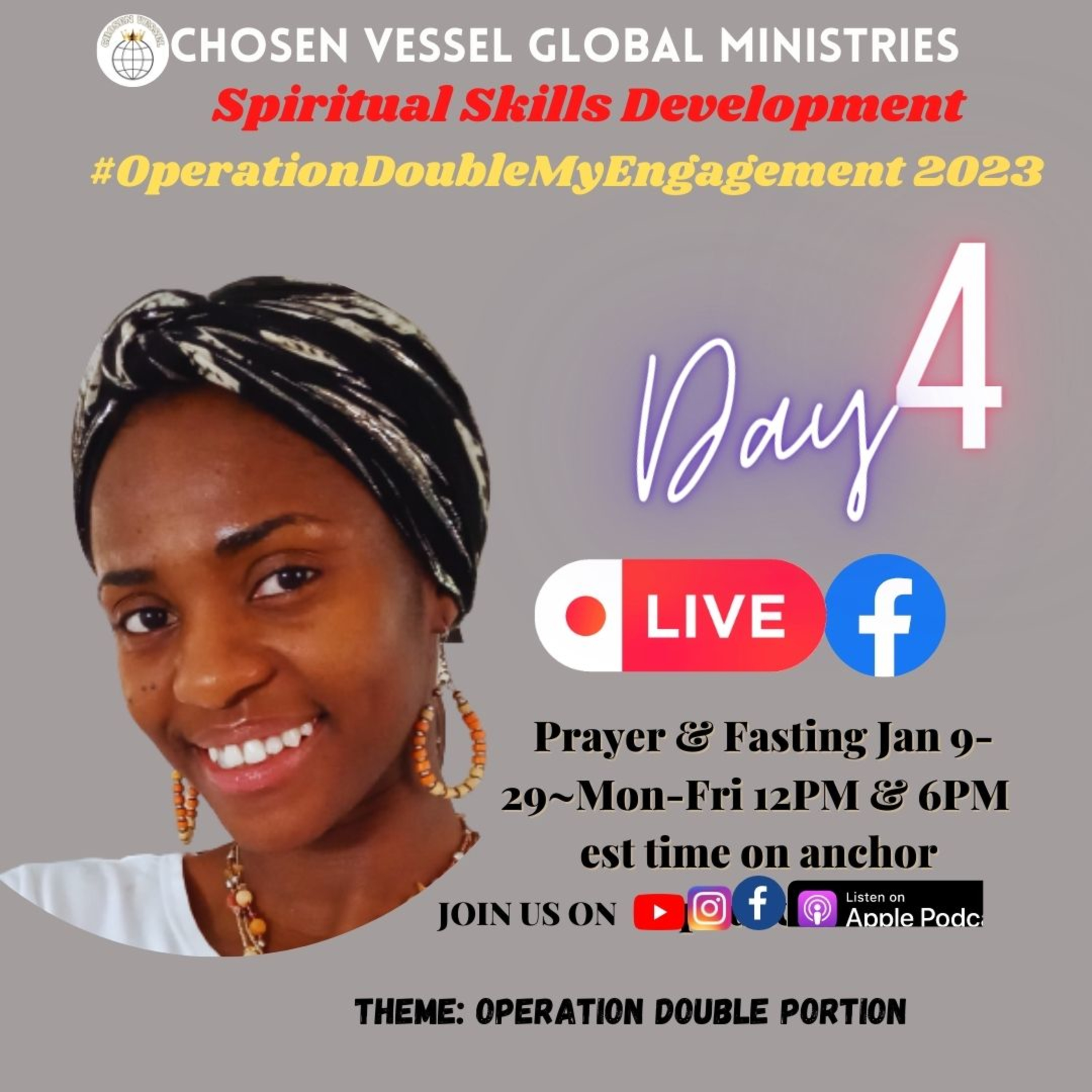 Operation Double Portion-Noon Prayer  episode artwork